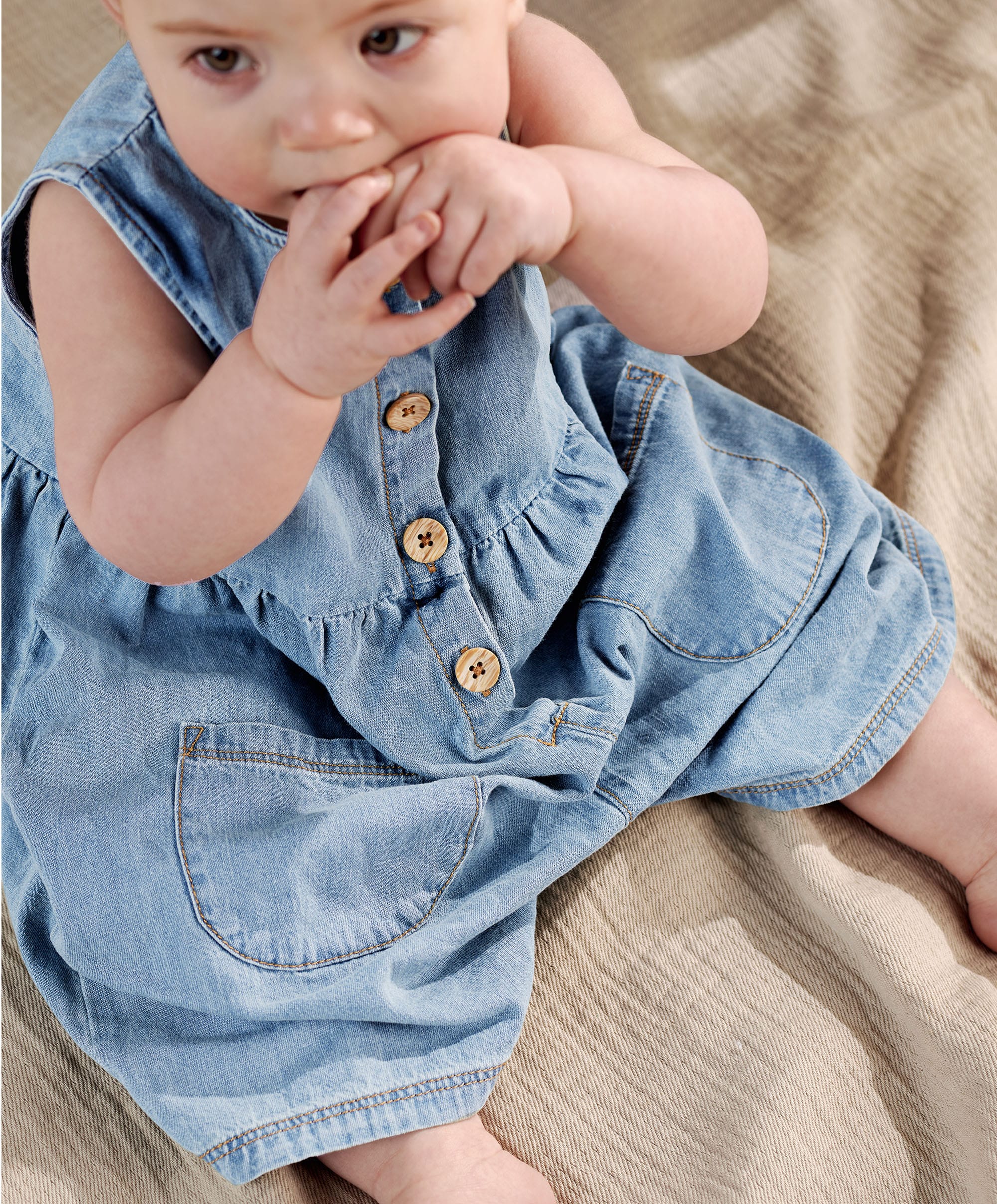 Chambray Romper - Image 4