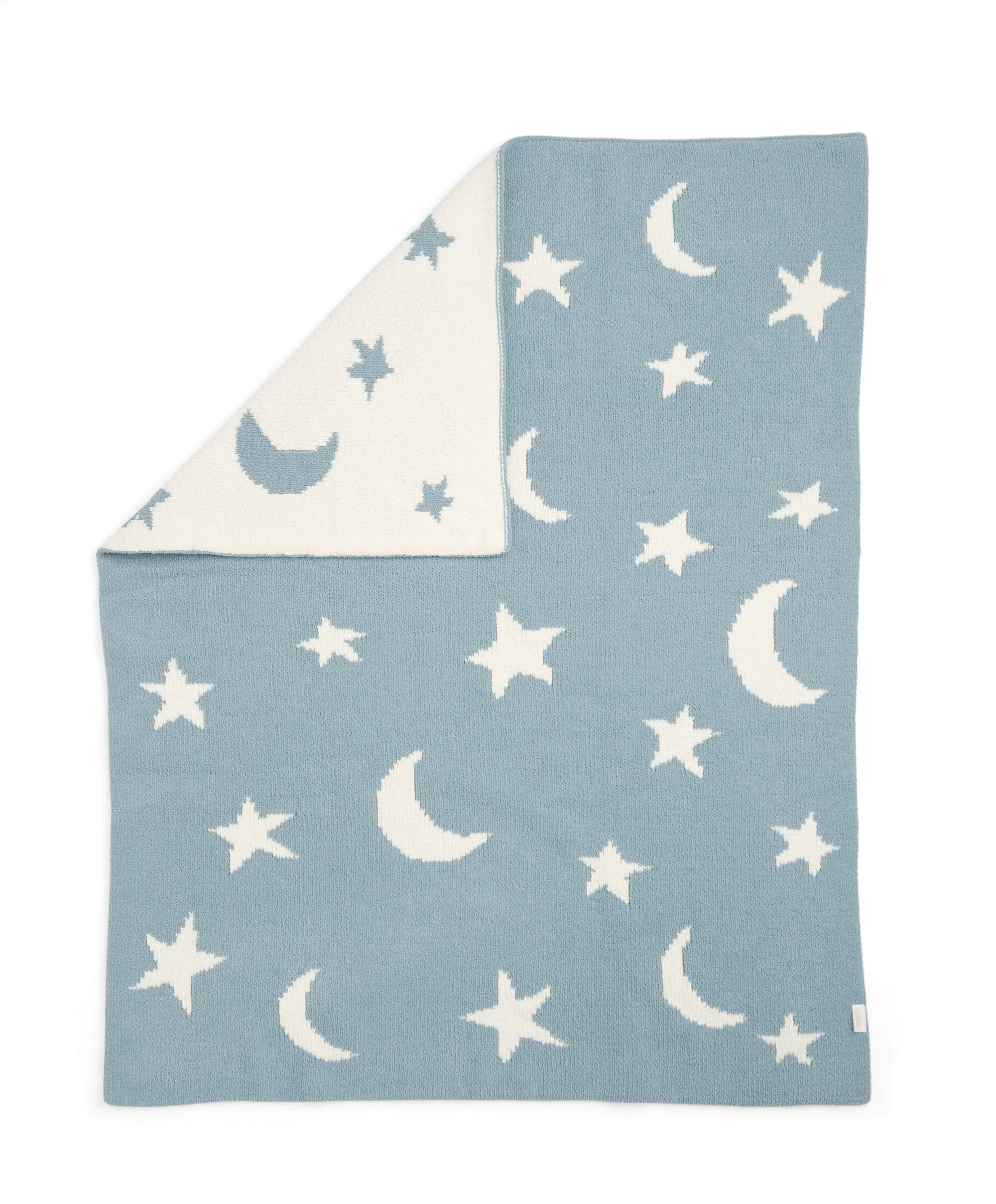Chenille Blanket - Blue Moon/Star - Image 3