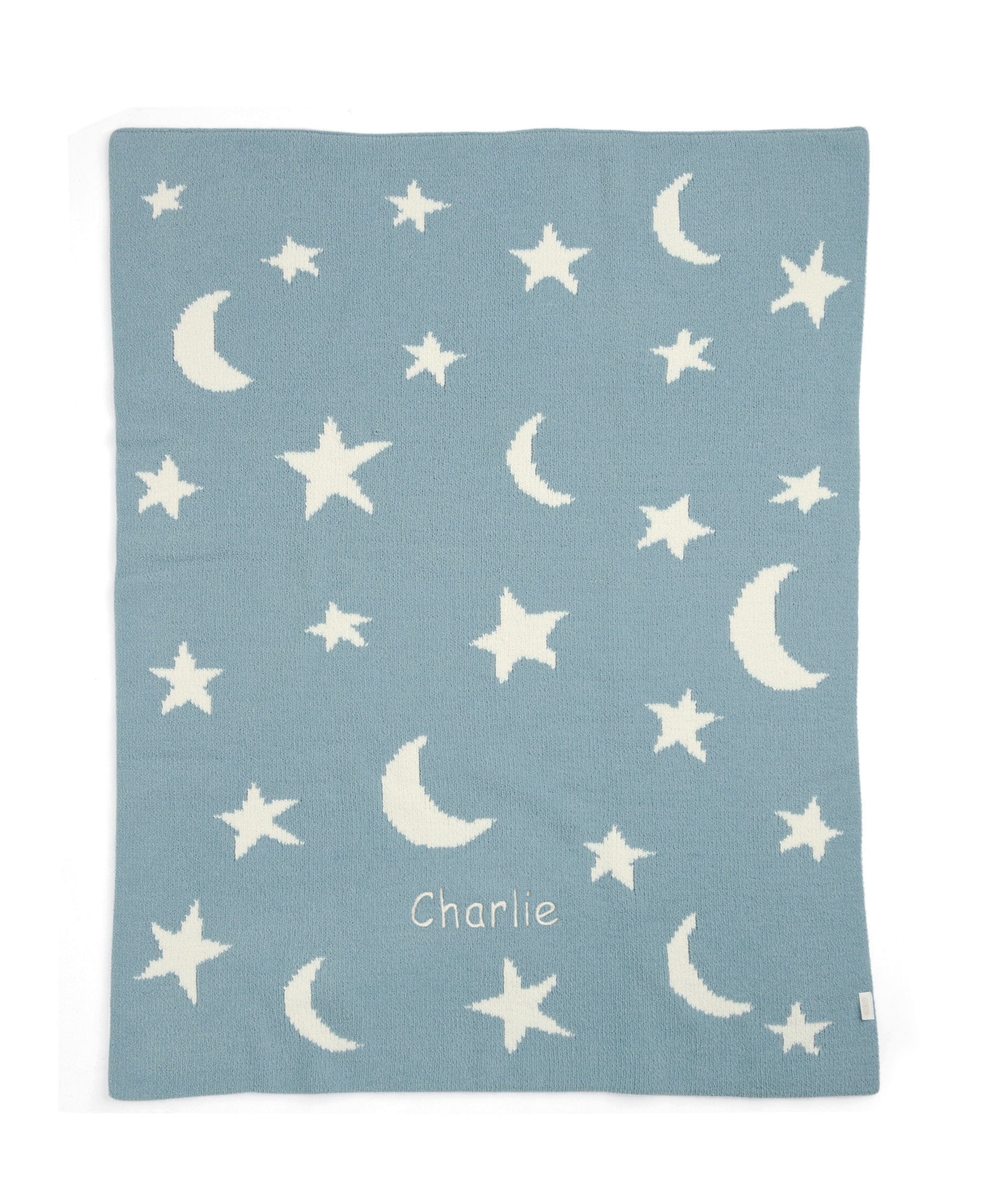 Chenille Blanket - Blue Moon/Star - Image 5