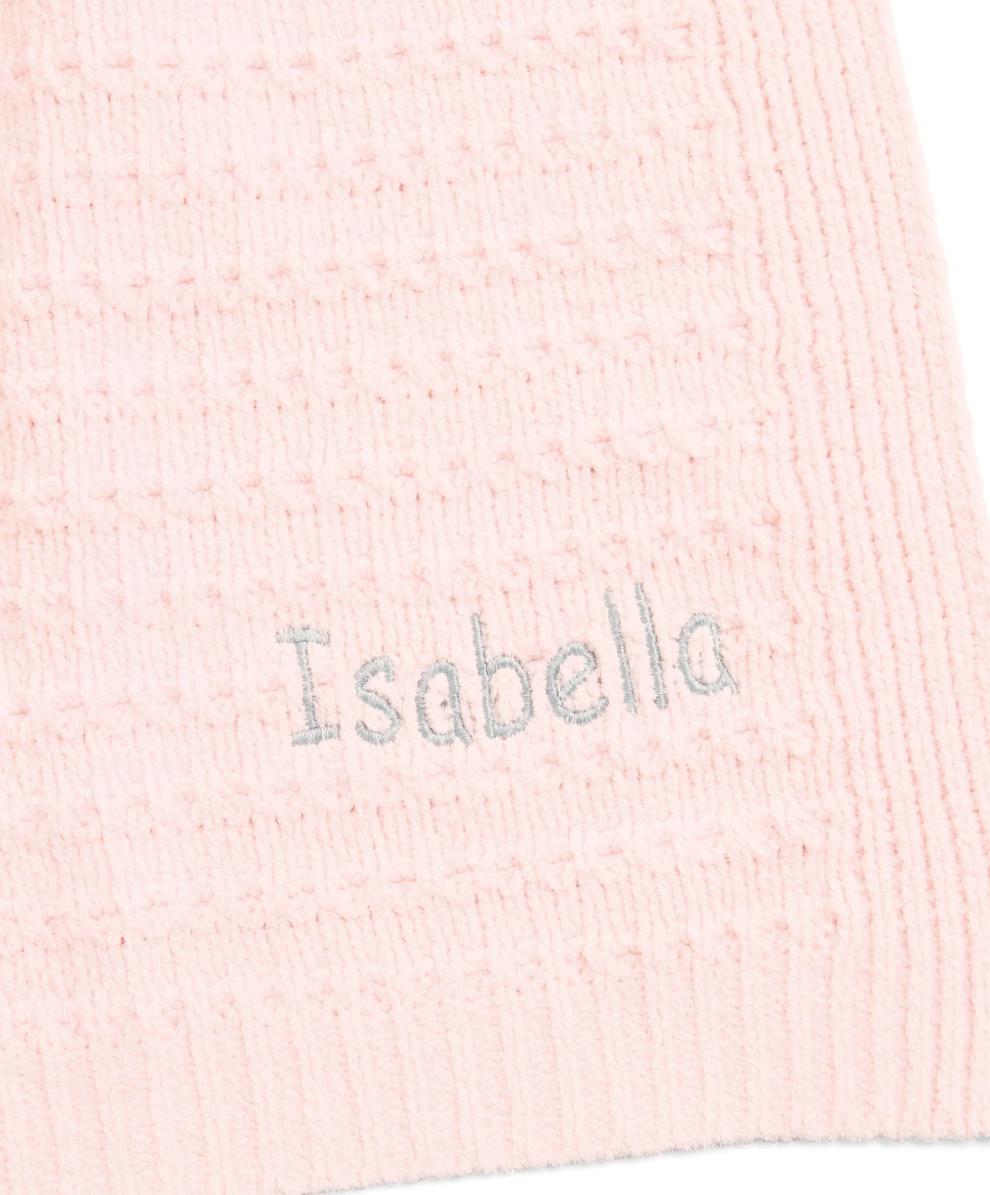 Chenille Blanket - Pink Stripe - Image 5