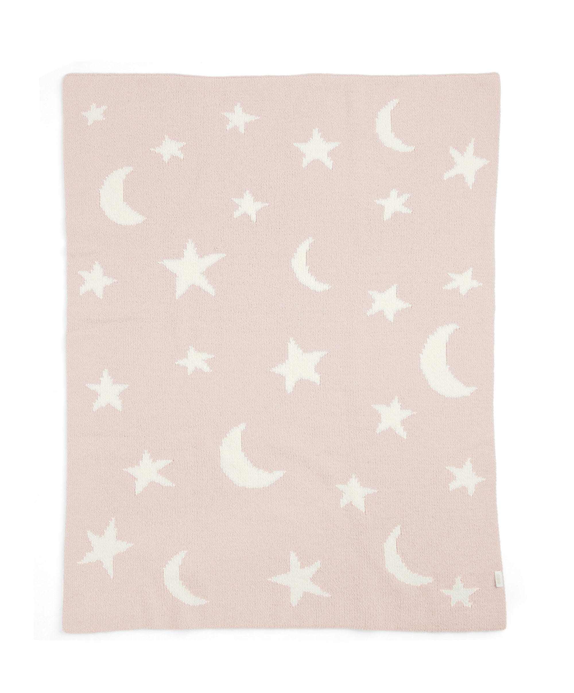 Chenille Blanket - Pink Moon/Star - Image 4