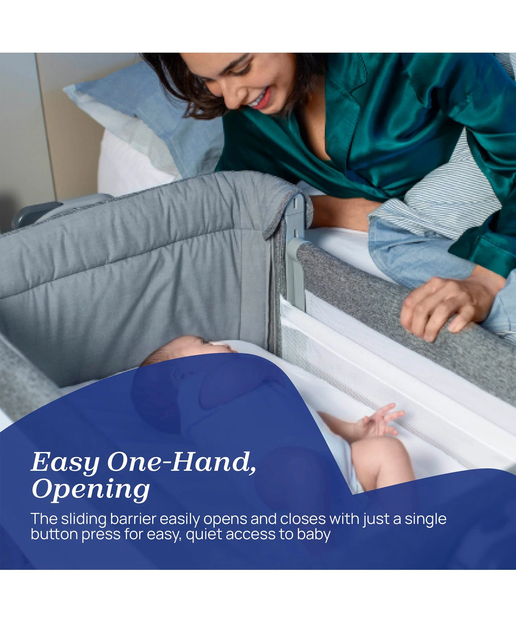 Chicco Next2Me Magic Evo Bedside Crib Desert Taupe - Image 2