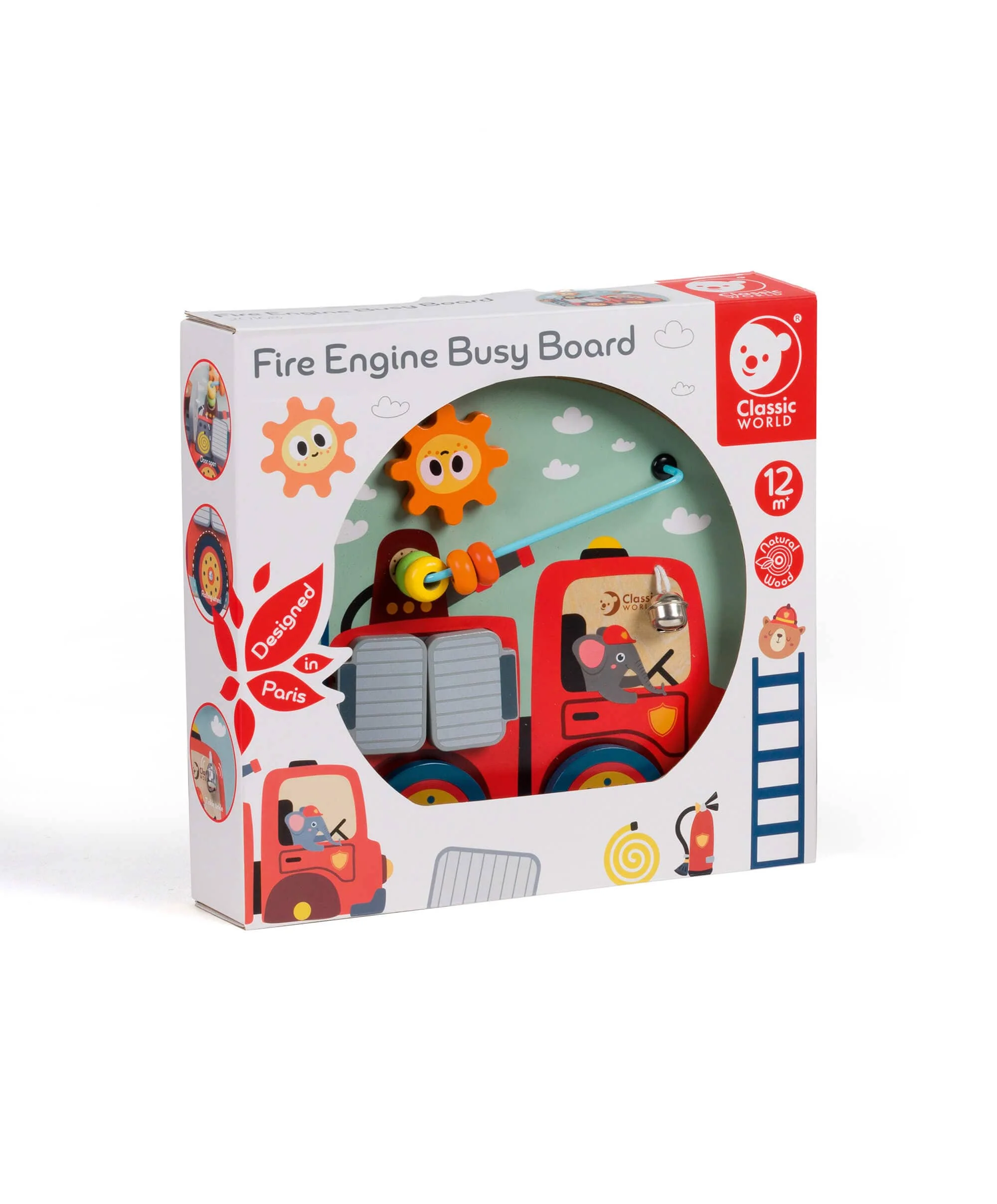 Classic World Fire Engine Busy Board Toy - Image 5