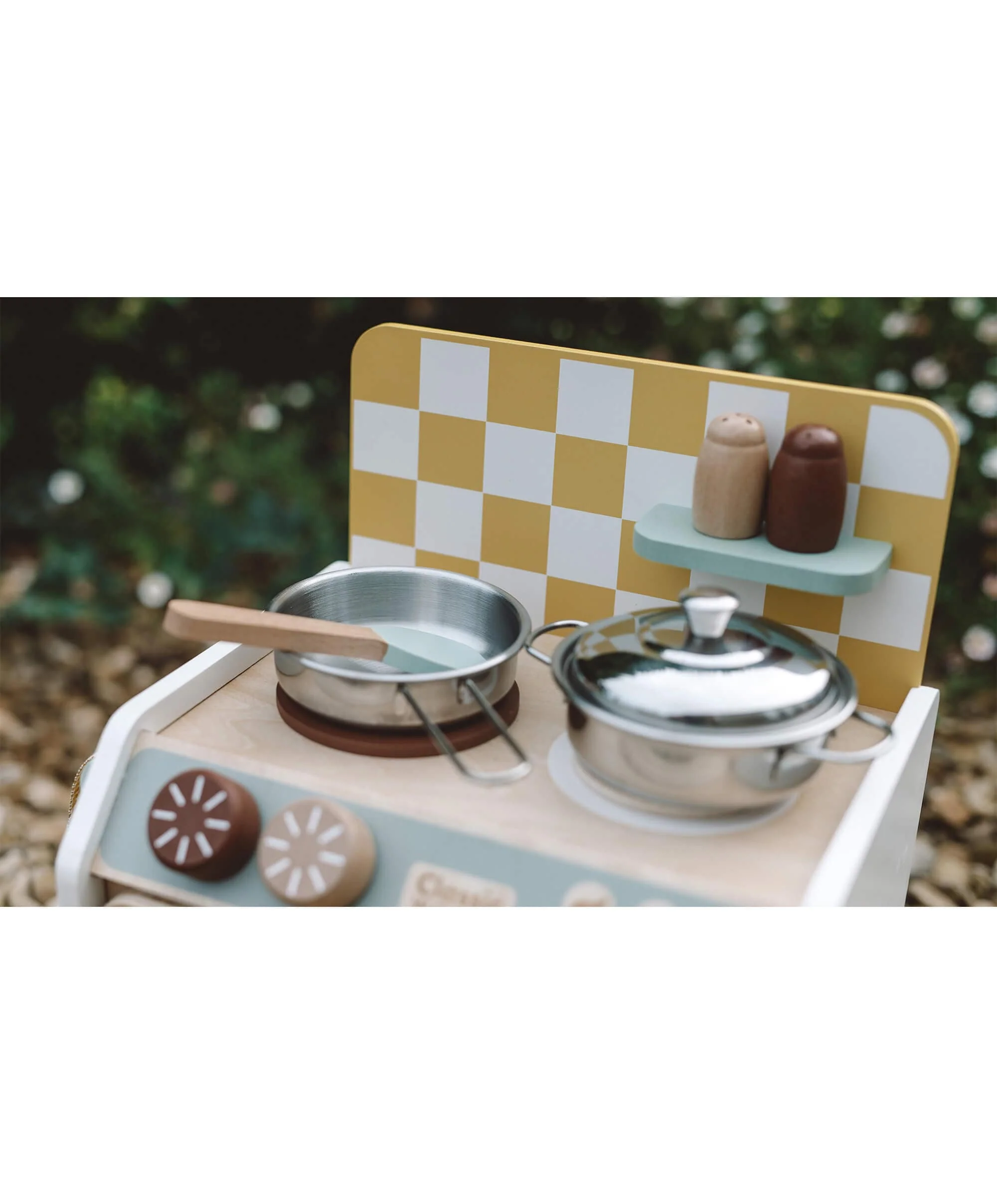 Classic World Small Wooden Play Kitchen Toy - Image 3