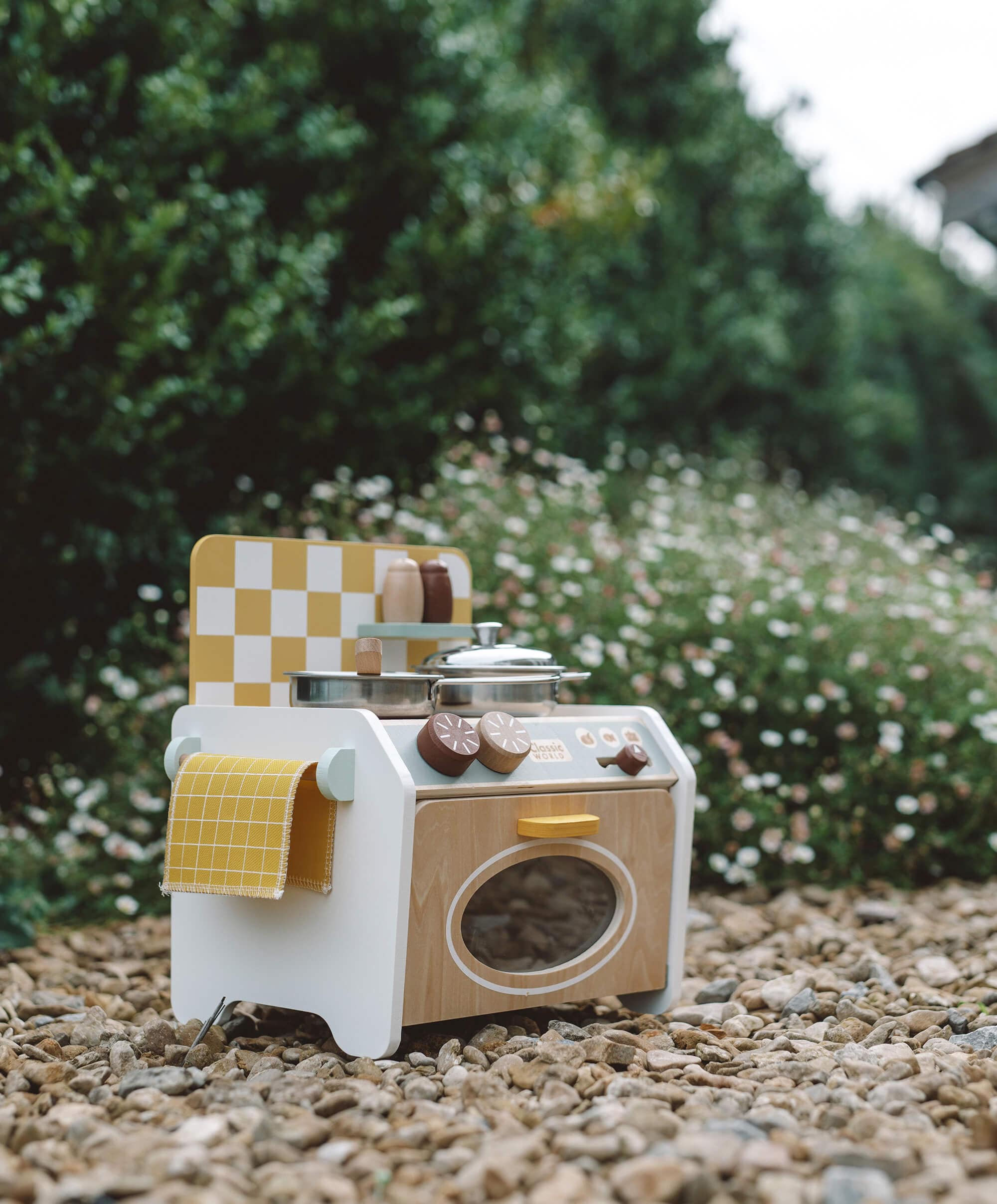 Classic World Small Wooden Play Kitchen Toy - Image 5