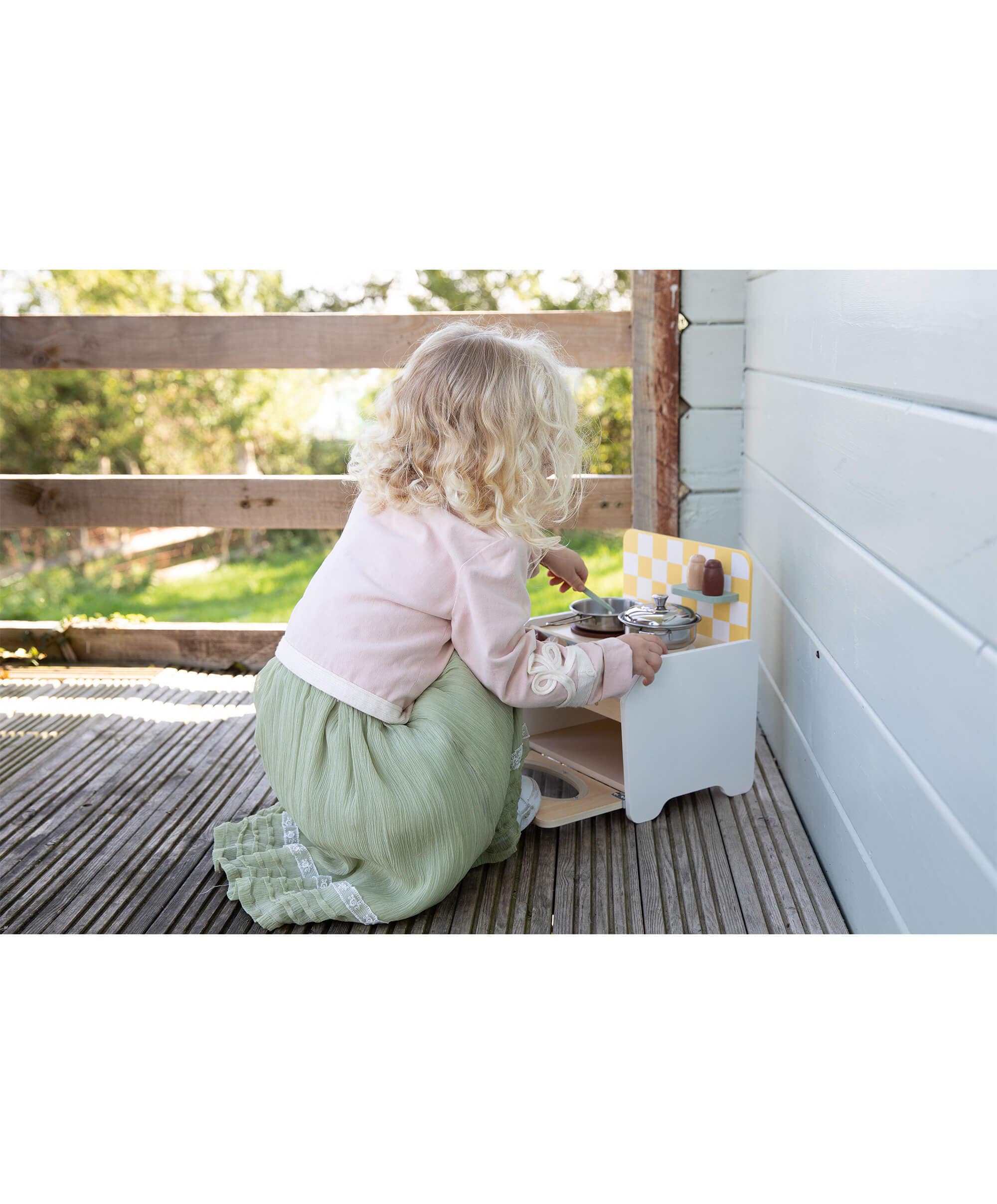 Classic World Small Wooden Play Kitchen Toy - Image 7