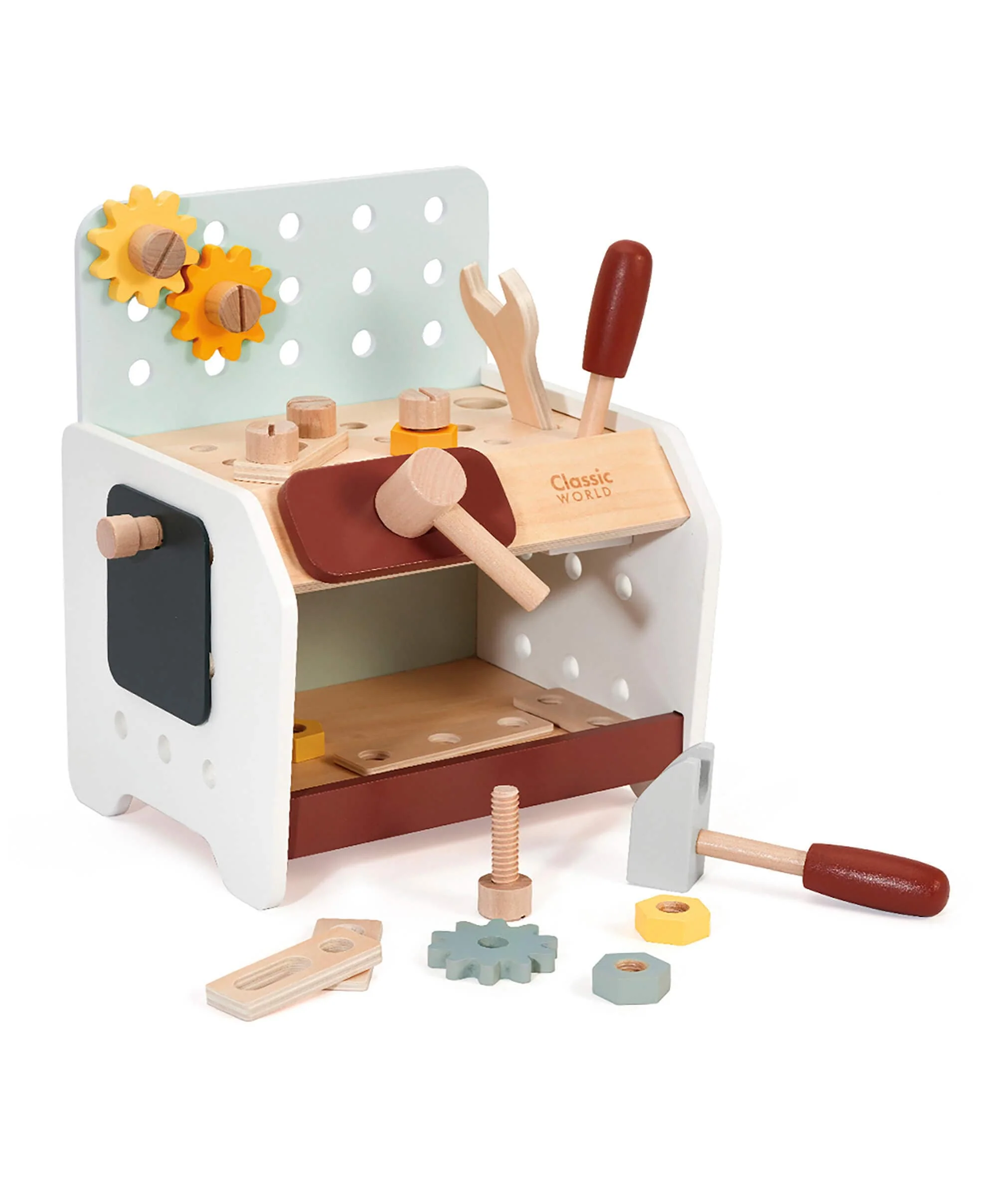 Classic World Mini Wooden Workbench Toy - Image 4