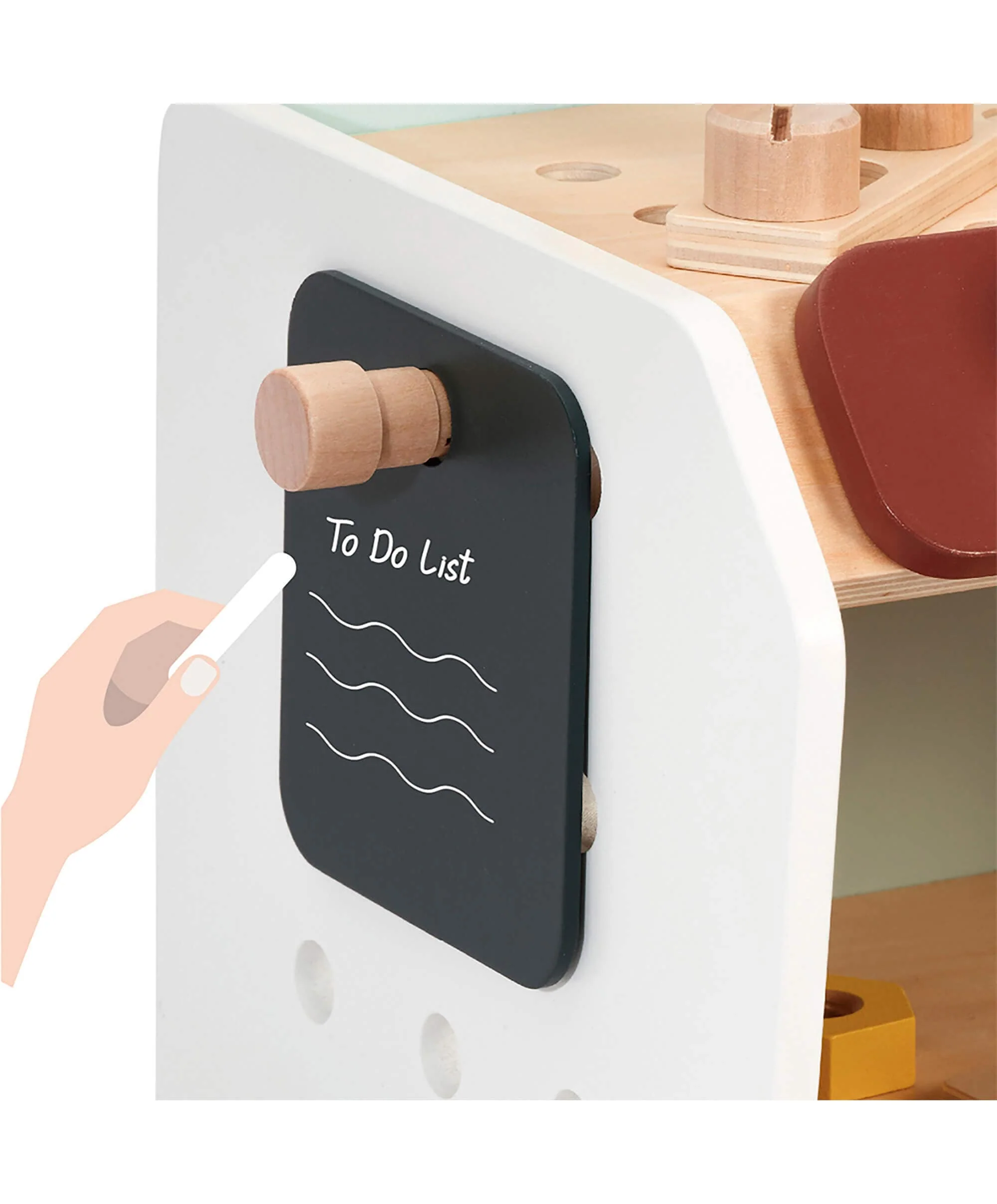 Classic World Mini Wooden Workbench Toy - Image 5