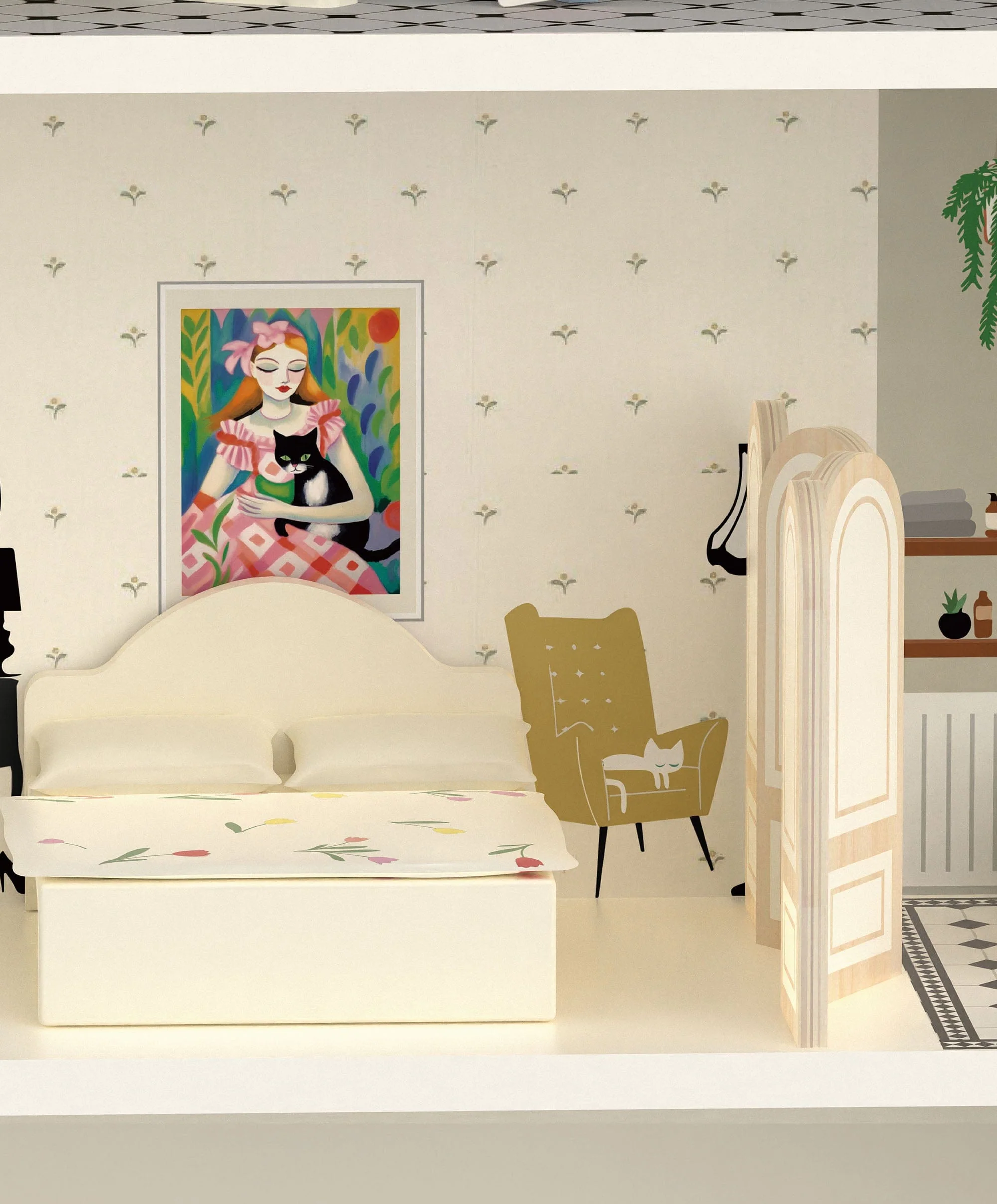 Classic World - Vintage Dollhouse - Image 4