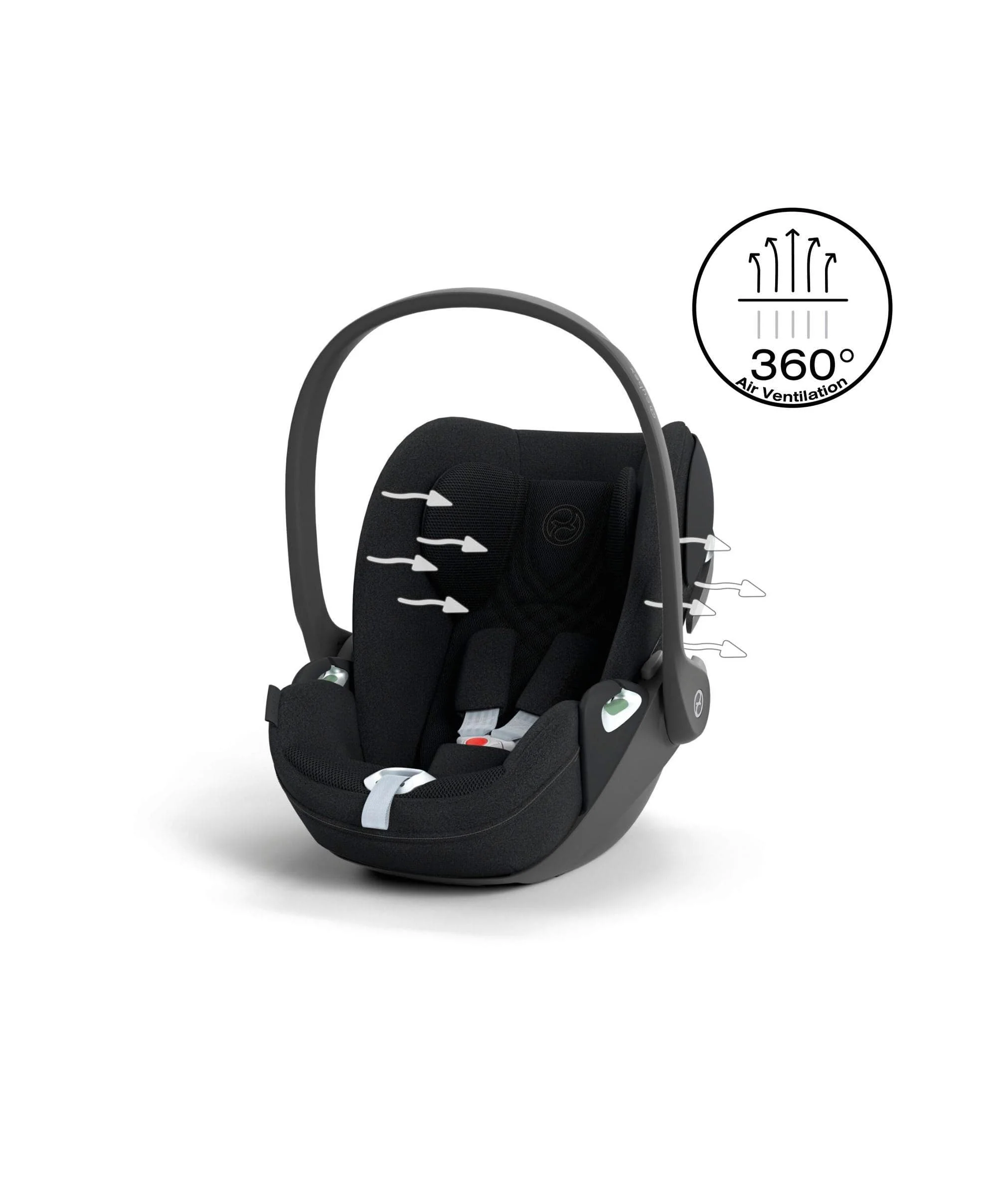 Cybex Cloud T i-Size + Baby Car Seat - Sepia Black - Image 6
