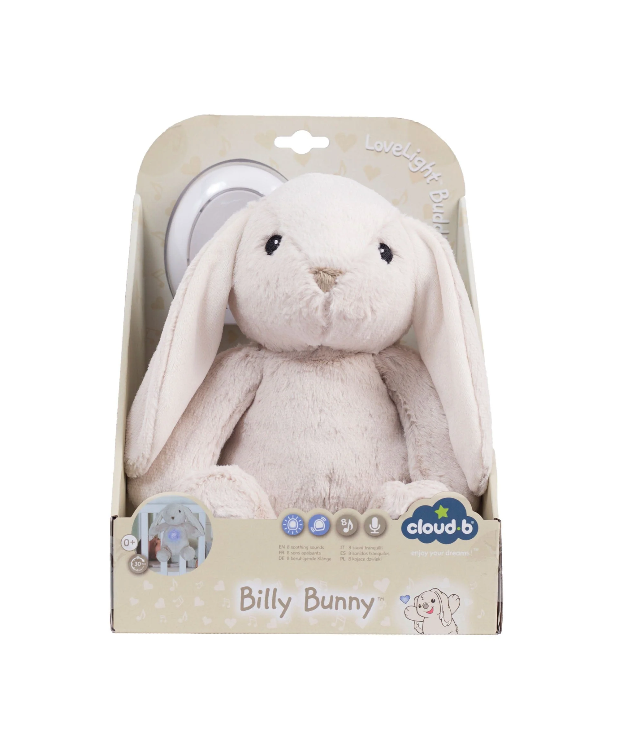 Cloud B Lovelight Baby Sleep Soother - Billy Bunny - Image 6