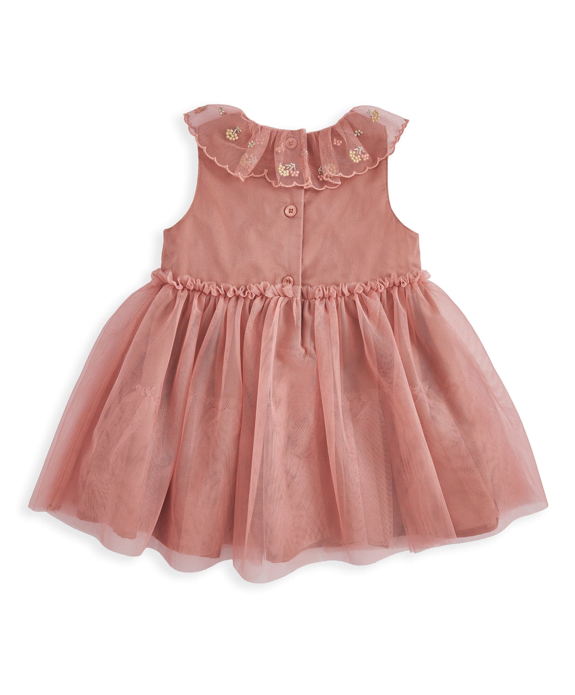 Collar Mesh Dress - Image 3