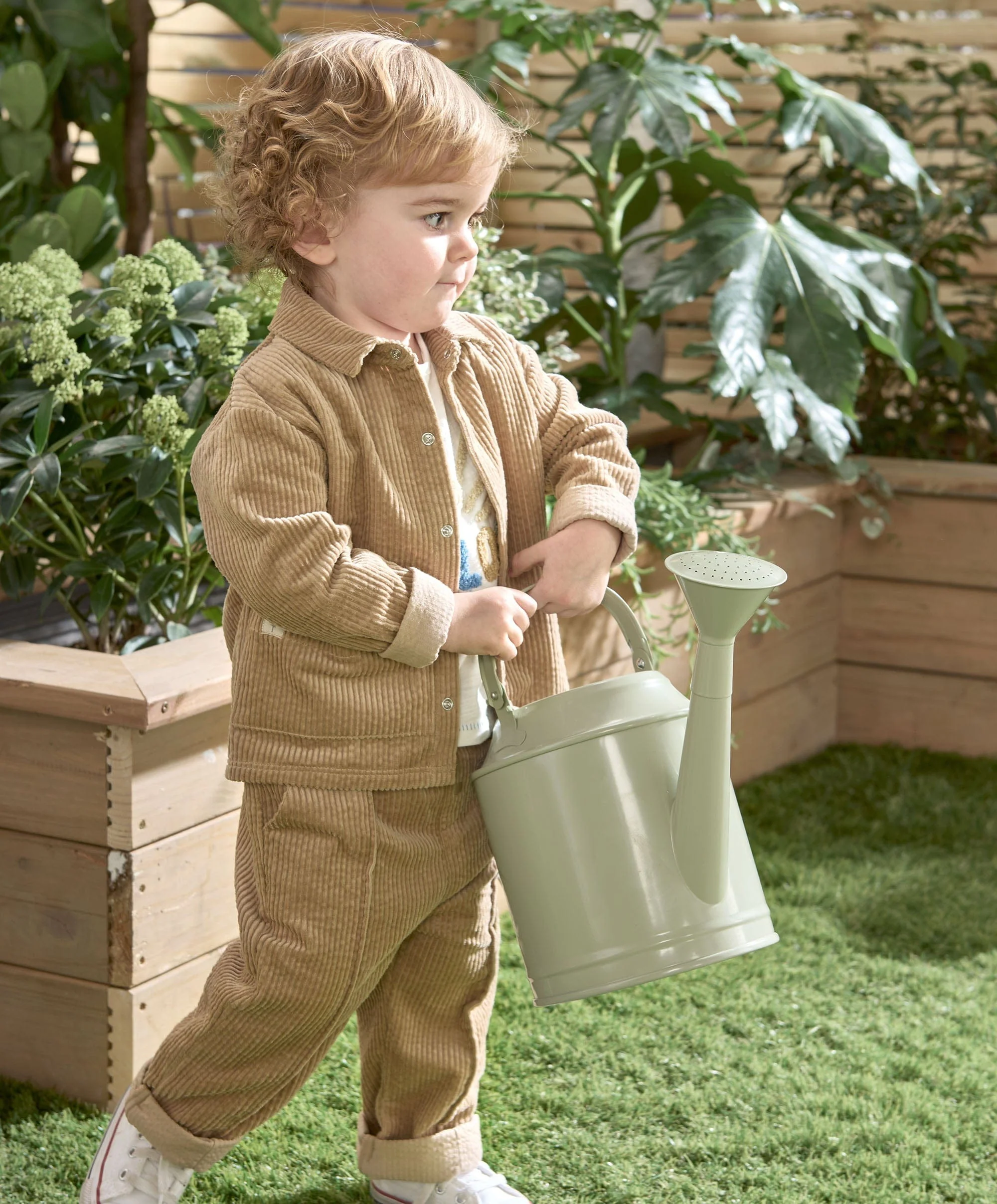 Cord Trouser - Beige - Image 4