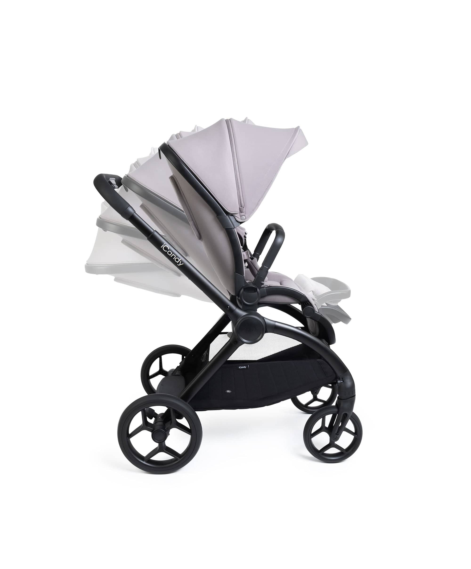 iCandy Core 2 Pushchair & Carrycot Bundle - Storm Grey - Image 4
