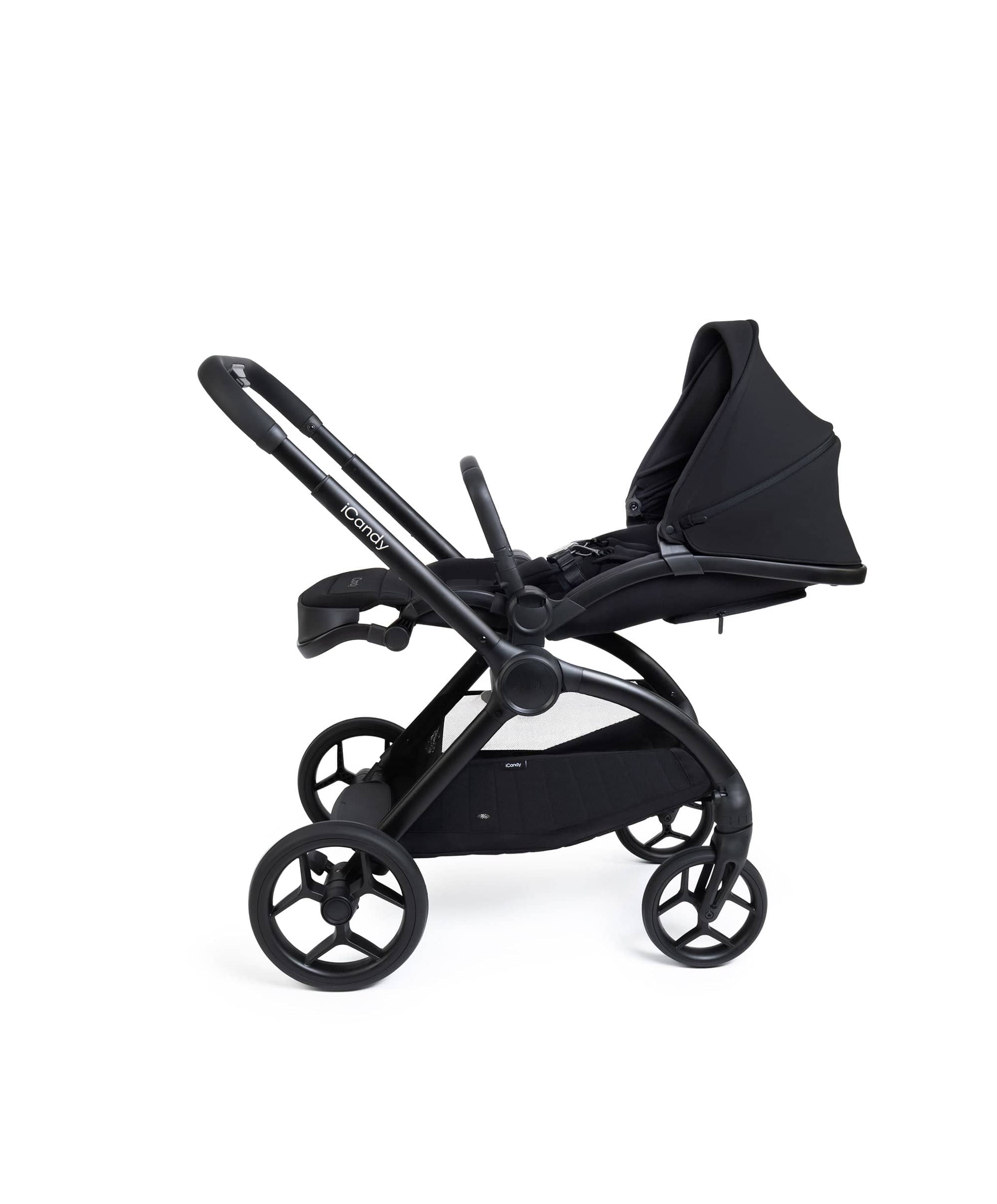 iCandy Core 2 Pushchair Bundle With Cybex Cloud T+ Car Seat & Base - Black - Image 3