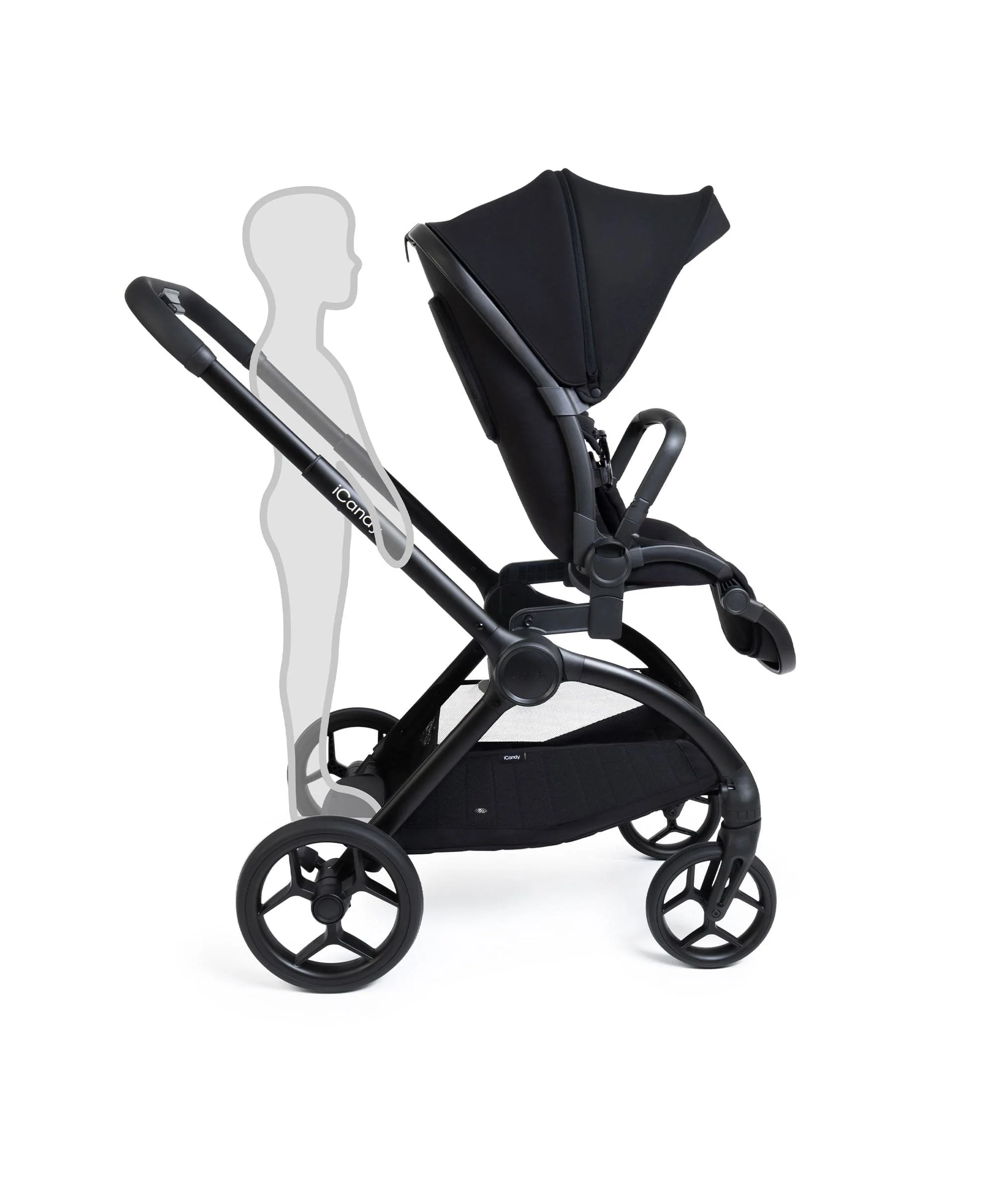 iCandy Core 2 Pushchair Bundle With Maxi-Cosi Pebble 360 Pro Car Seat & Base – Black - Image 5