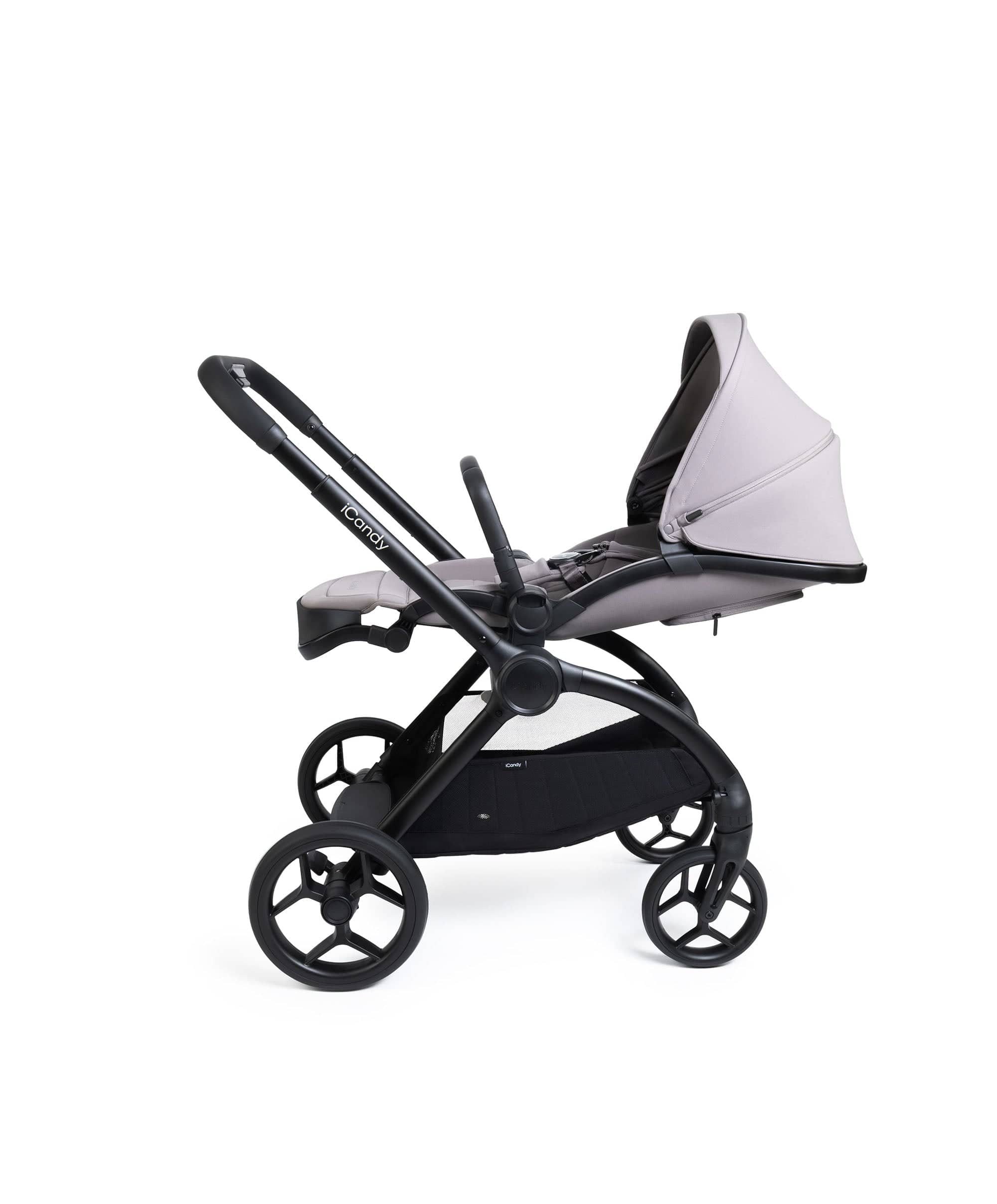 iCandy Core 2 Pushchair Bundle With Cybex Cloud T+ Car Seat & Base - Storm Grey - Image 3