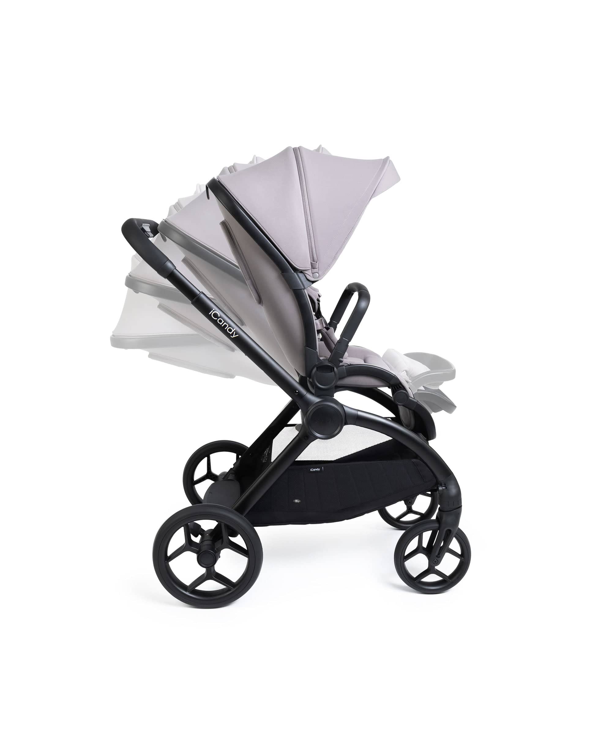iCandy Core 2 Pushchair Bundle With Cybex Cloud T+ Car Seat & Base - Storm Grey - Image 5