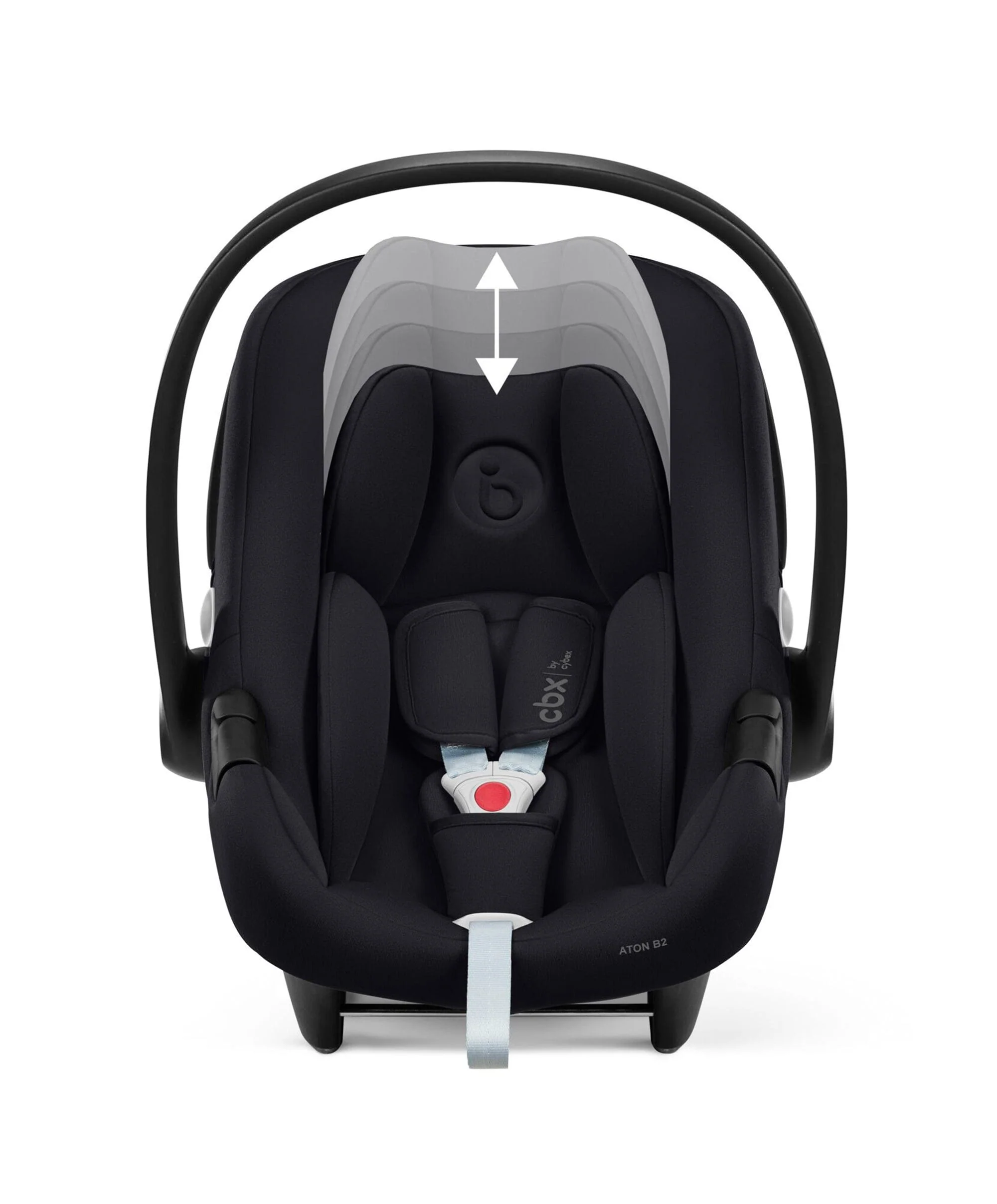 Cybex Aton B2 i-Size Baby Car Seat - Black - Image 5