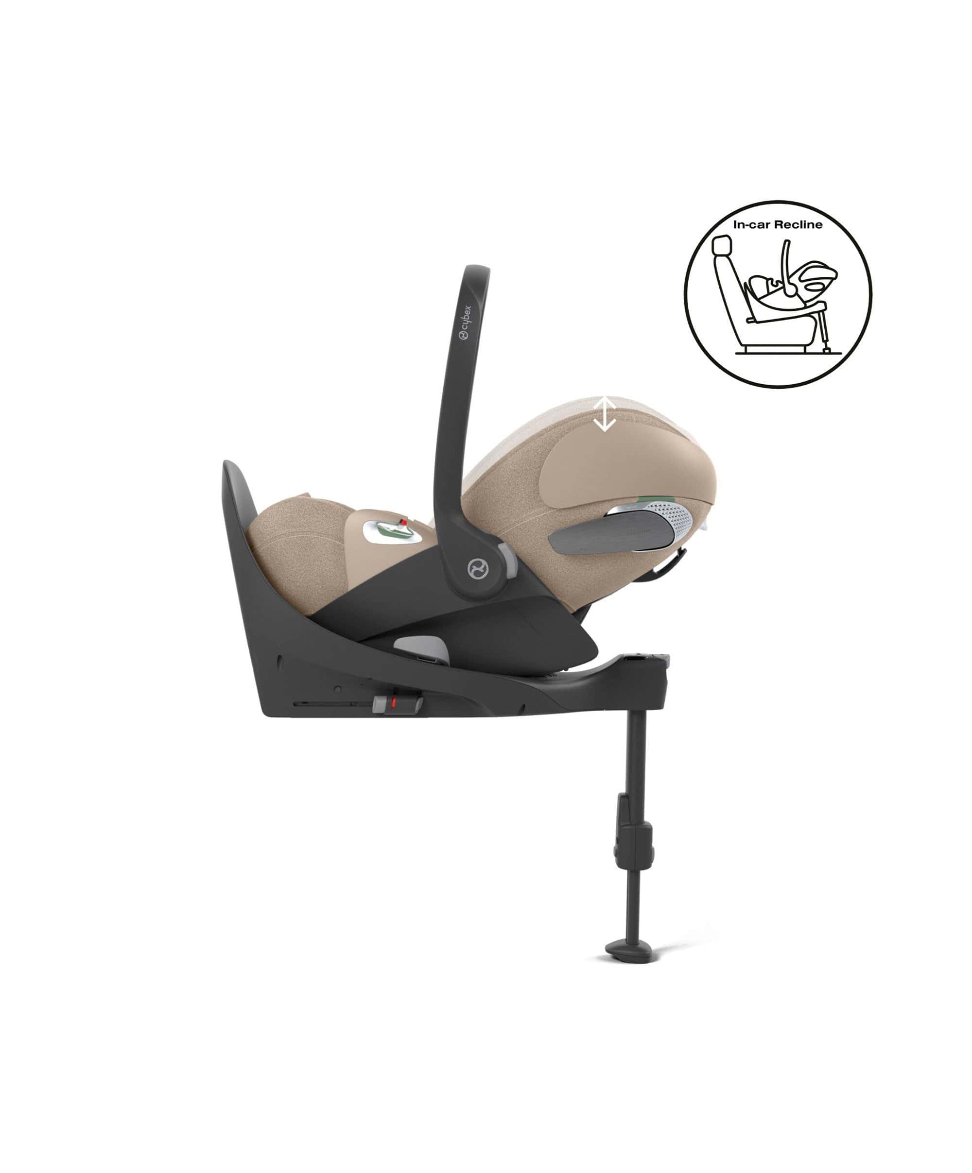 Cybex Cloud T i-Size + Baby Car Seat & Base Bundle – Cozy Beige - Image 9