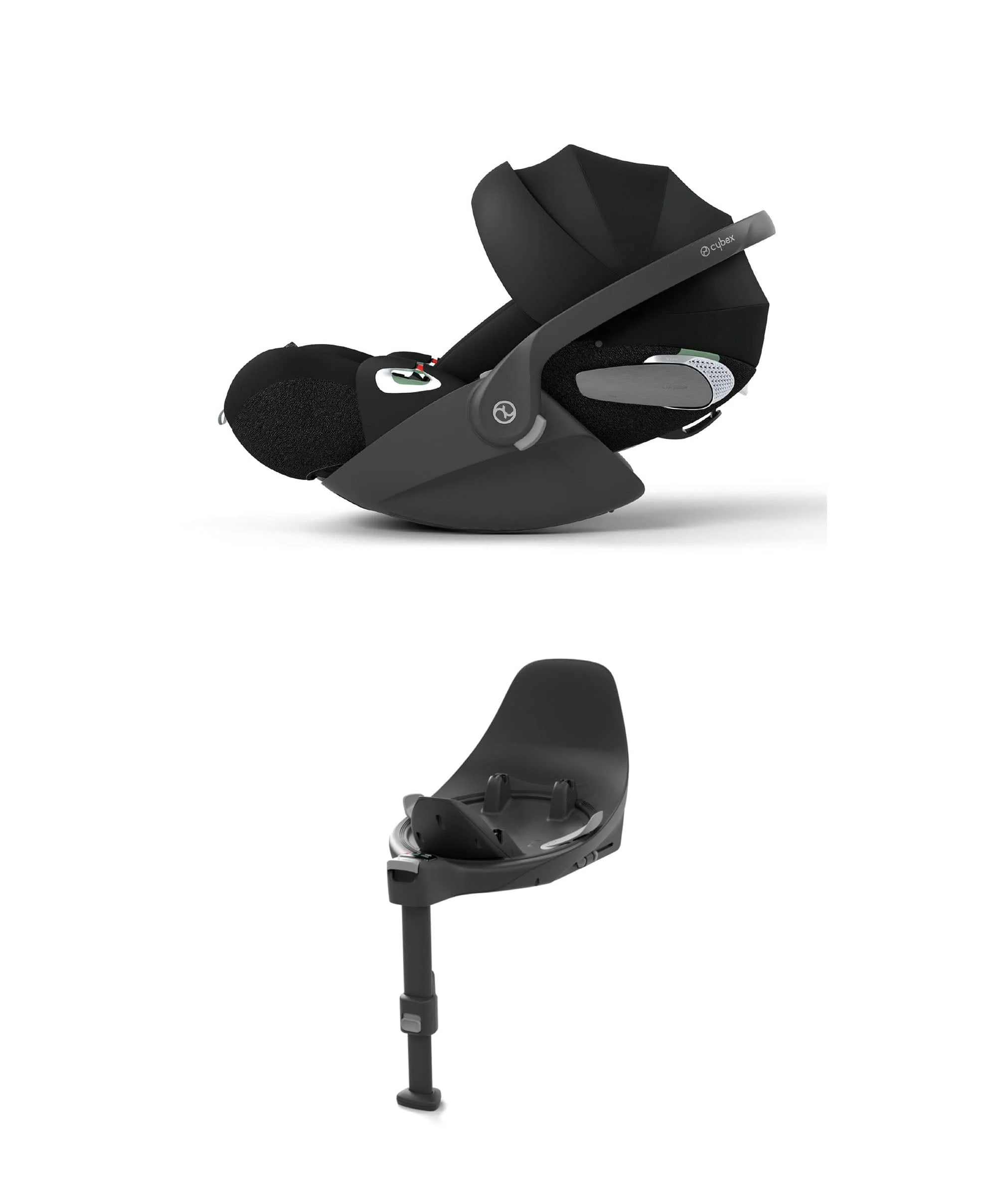 Cybex Cloud T i-Size Rotating Baby Car Seat & Base Bundle - Sepia Black