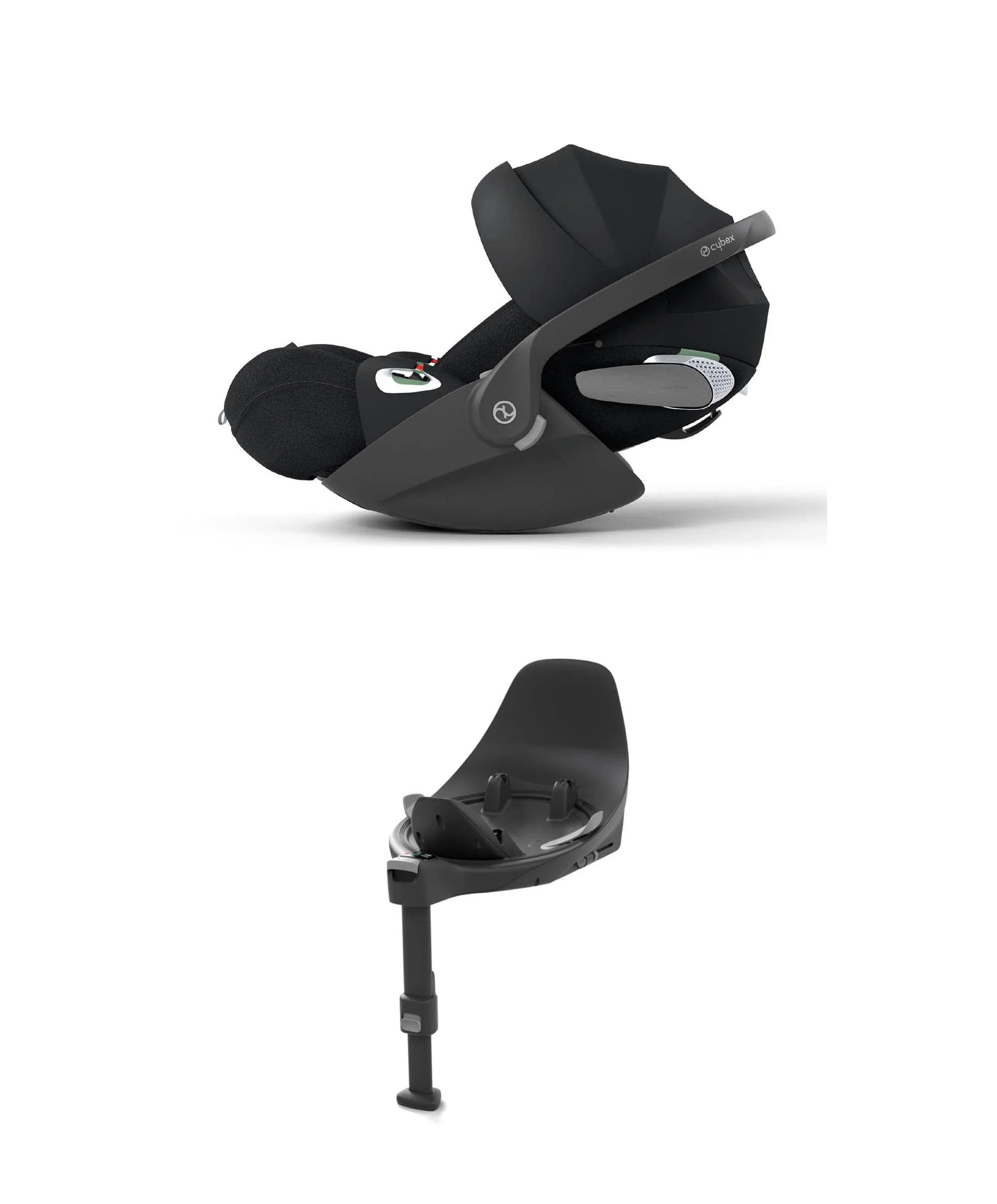 Cybex Cloud T i-Size + Baby Car Seat & Base Bundle - Sepia Black