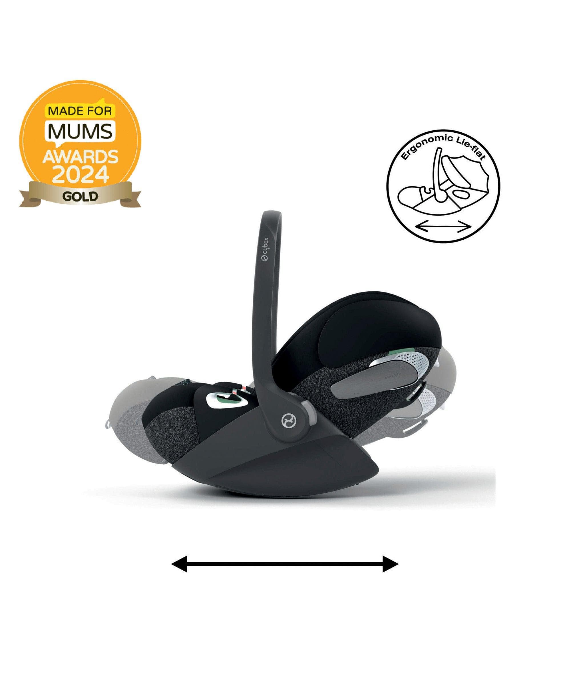 Cybex Cloud T i-Size Rotating Baby Car Seat - Sepia Black - Image 3