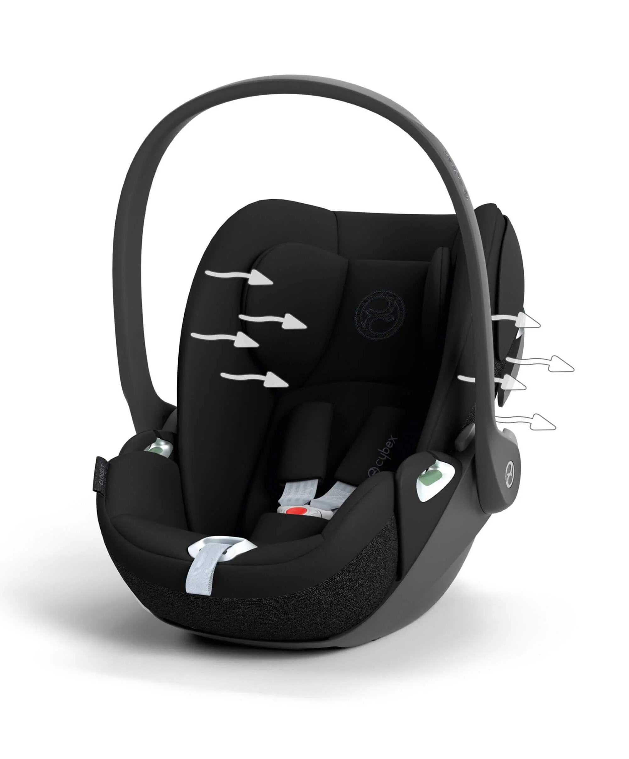 Cybex Cloud T i-Size Rotating Baby Car Seat - Sepia Black - Image 7