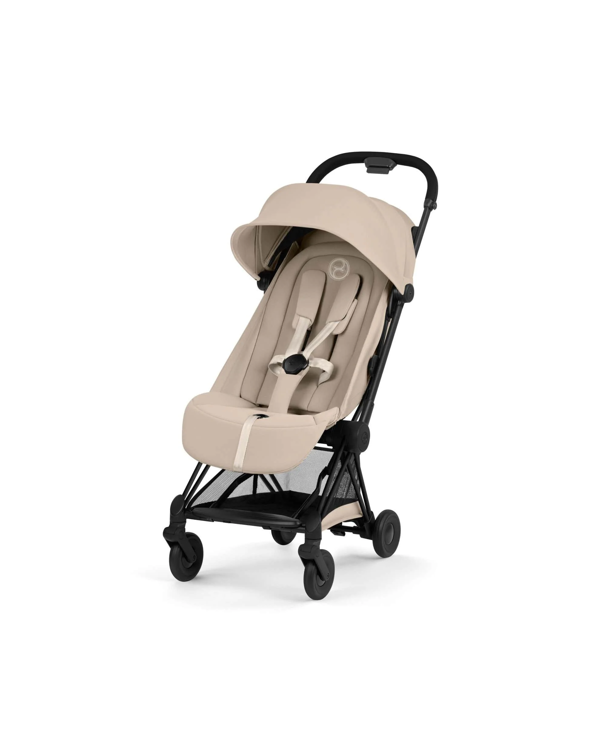 Cybex Coya Pushchair Bundle With Cybex Cloud T i-Size Plus Rotating Baby Car Seat (5 Pieces) - Cozy Beige - Image 2