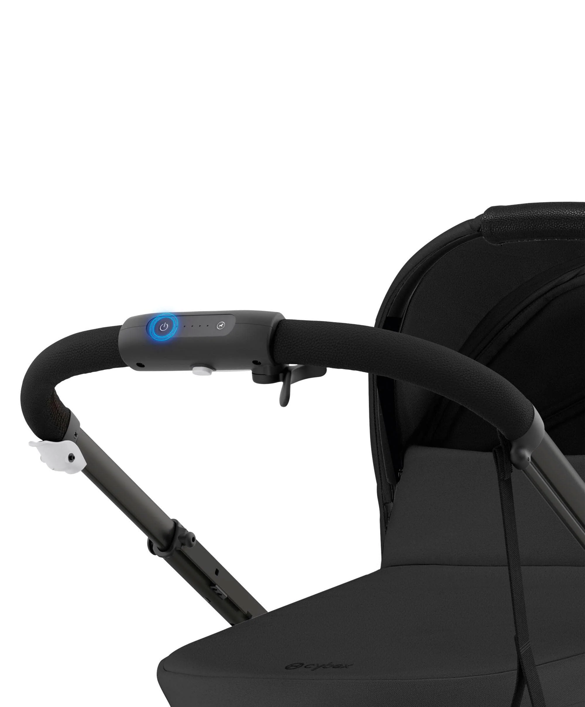 Cybex e-Gazelle S Electric Single to Double Pushchair Bundle with Cybex Cloud T i-Size Rotating Car Seat (7 Pieces) - Black - Image 8