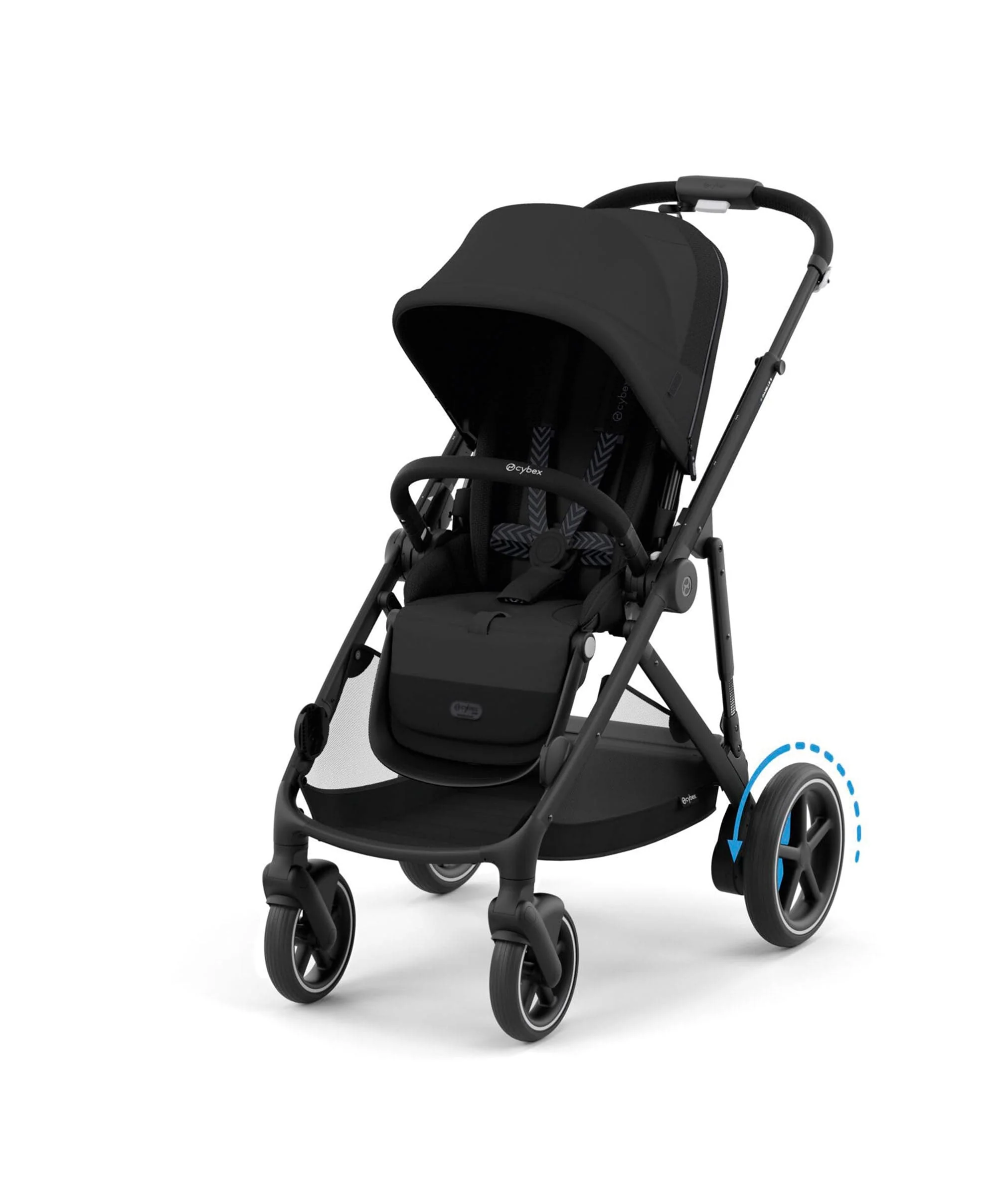 Cybex e-Gazelle S Electric Single to Double Pushchair Bundle (5 Pieces) – Black - Image 2