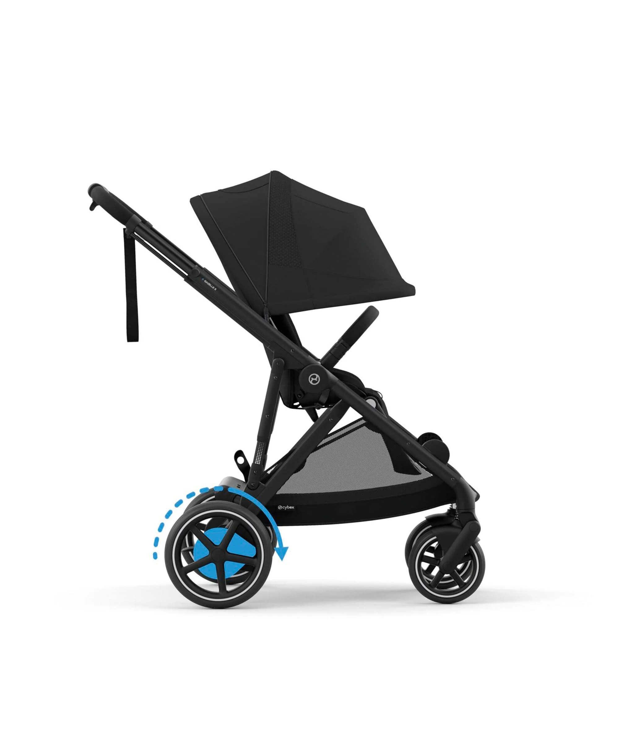 Cybex e-Gazelle S Electric Single to Double Pushchair Bundle (5 Pieces) – Black - Image 3