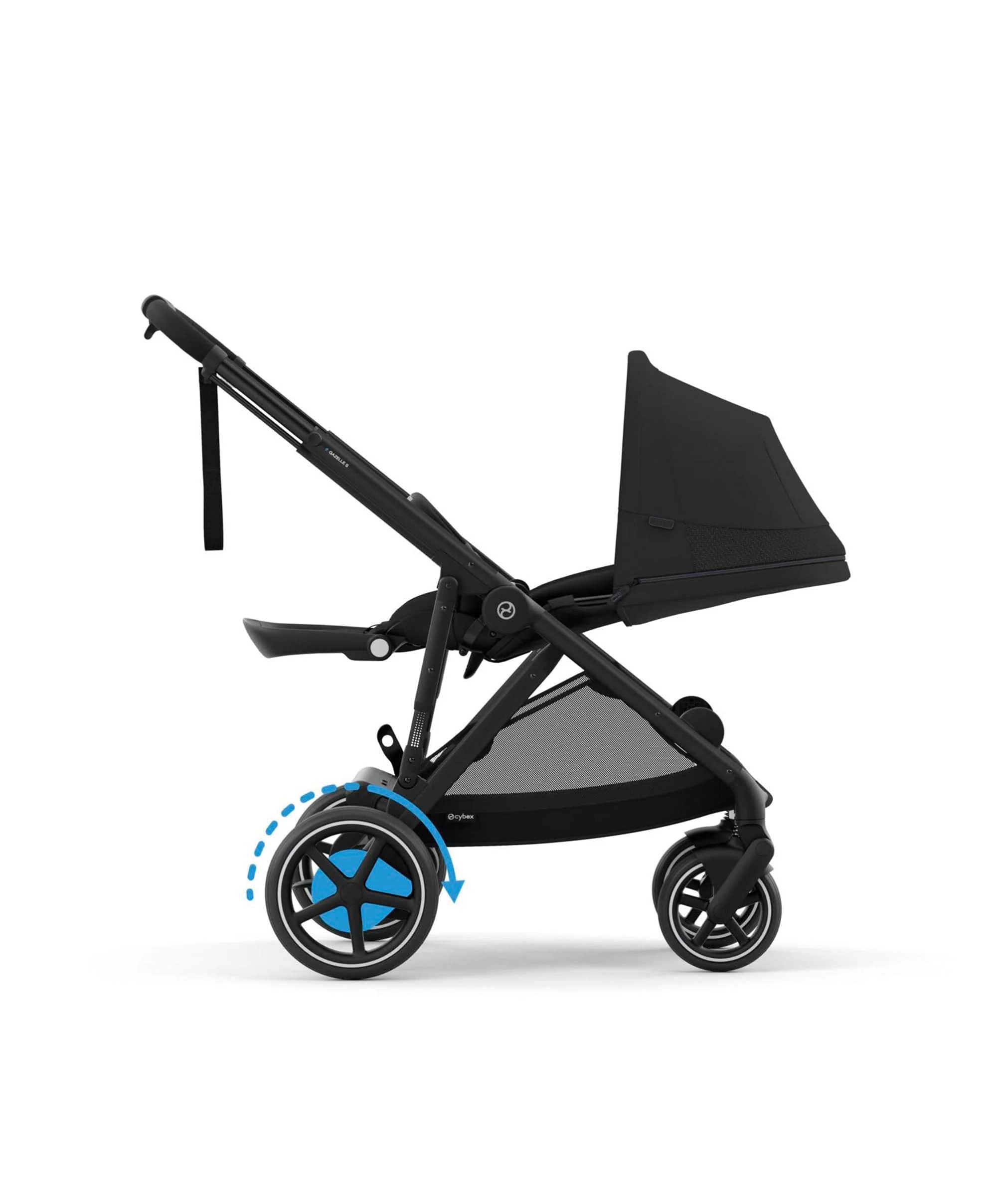 Cybex e-Gazelle S Electric Single to Double Pushchair Bundle (5 Pieces) – Black - Image 4