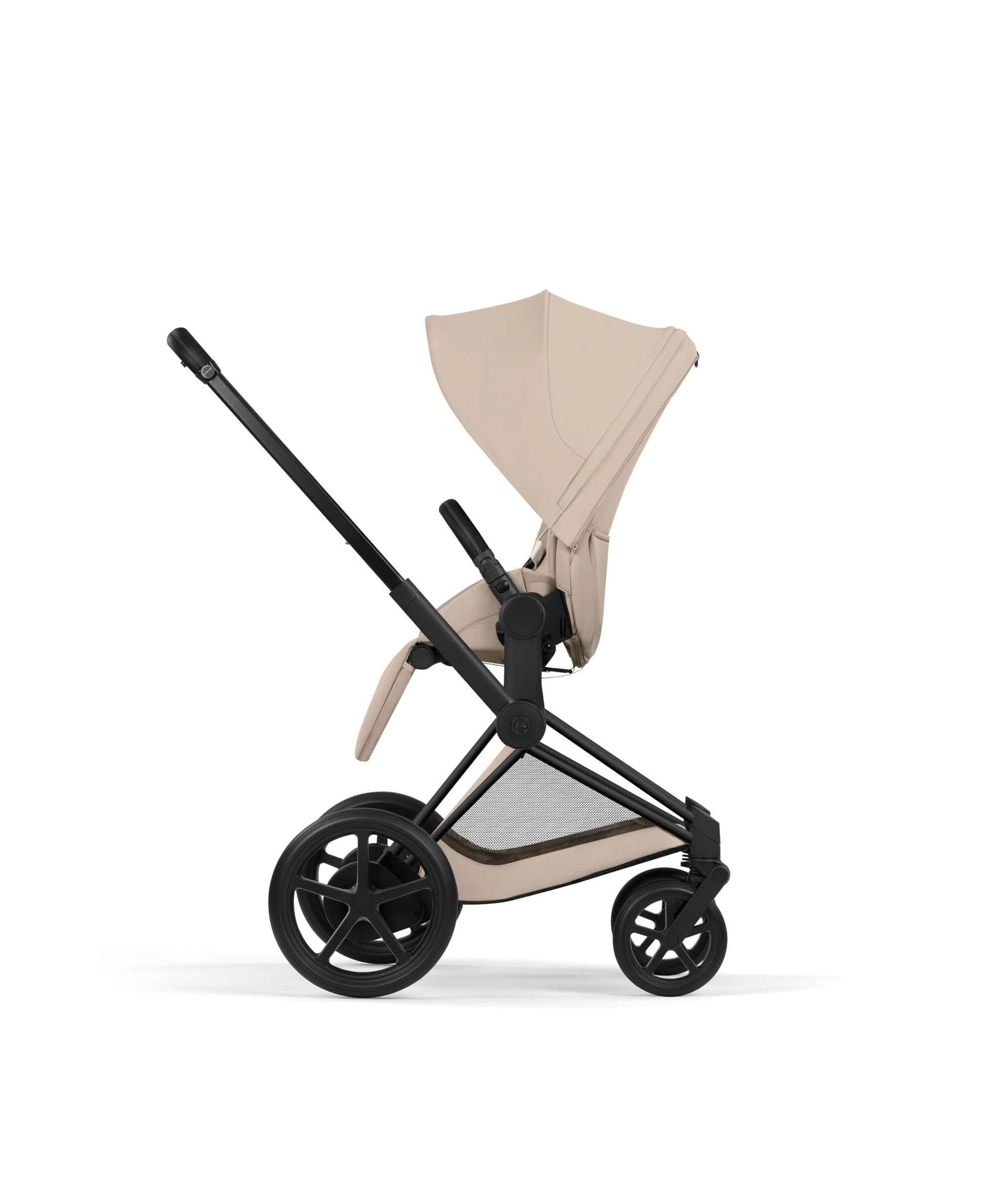Cybex e-Priam Pushchair & Carry Cot - Cozy Beige - Image 5