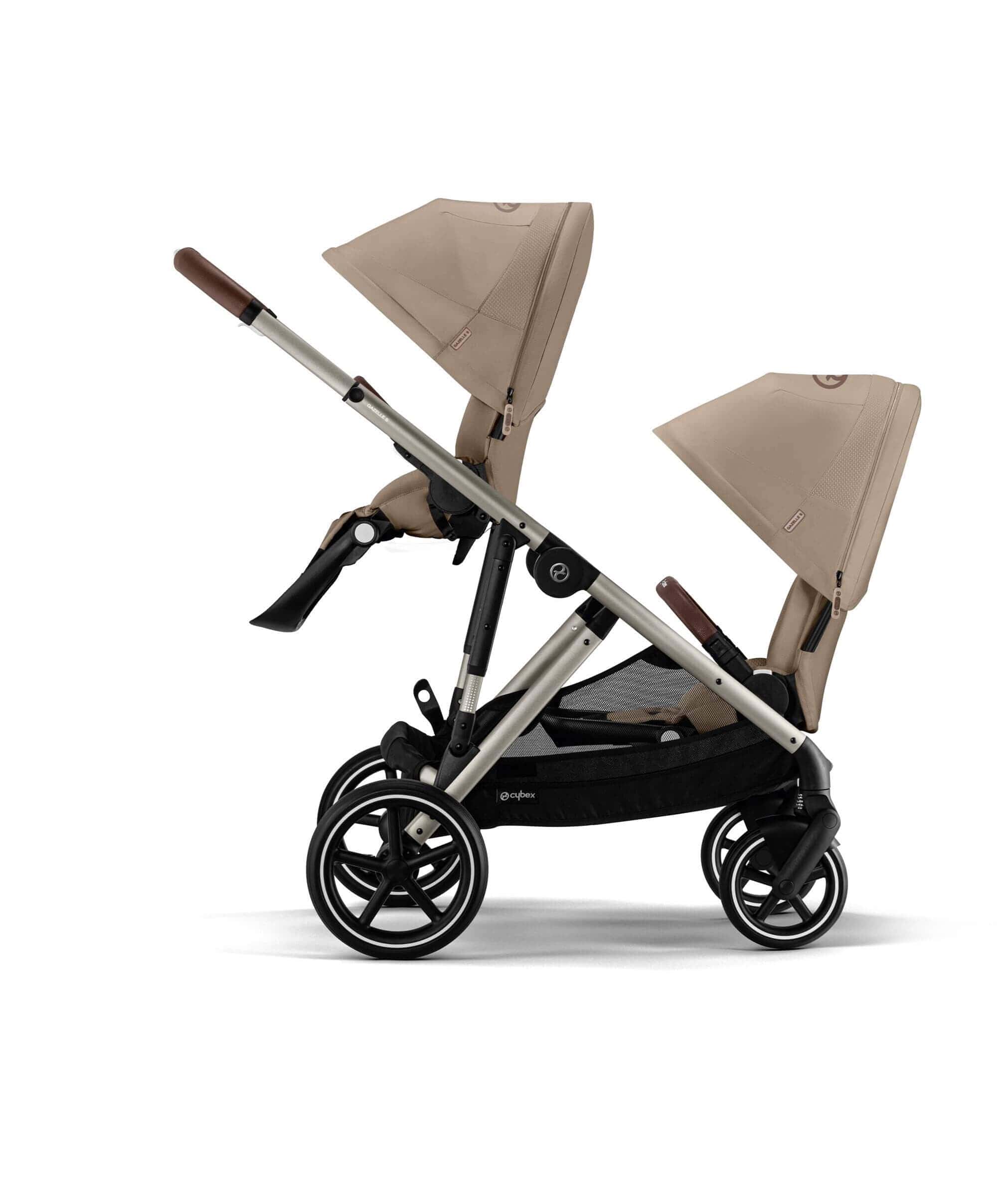 Cybex Gazelle S Twin Pushchair Bundle (12 Pieces) - Almond Beige - Image 10