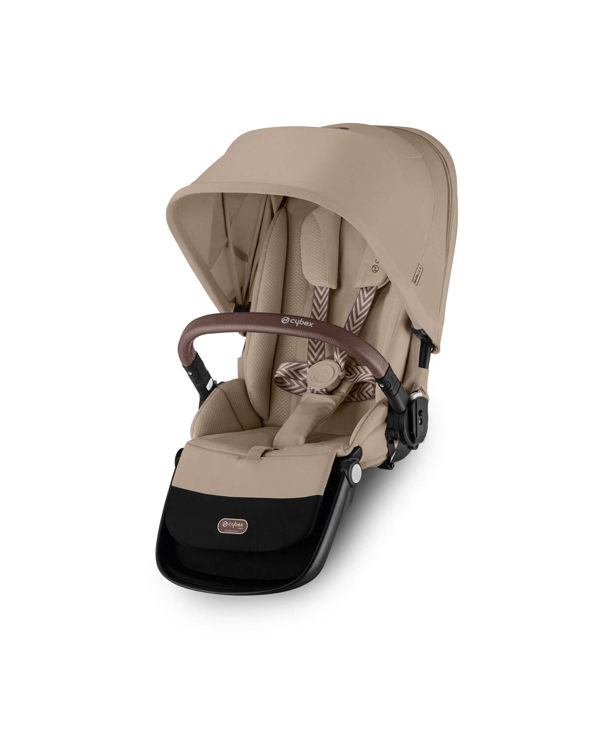 Cybex Gazelle S Twin Pushchair Bundle (12 Pieces) - Almond Beige - Image 14