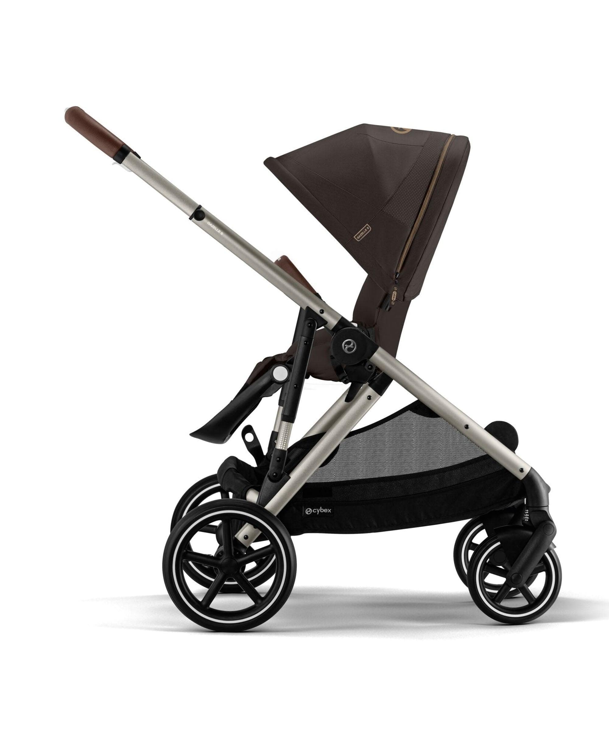 Cybex Gazelle S Twin Pushchair Bundle (12 Pieces) - Chocolate Brown - Image 4