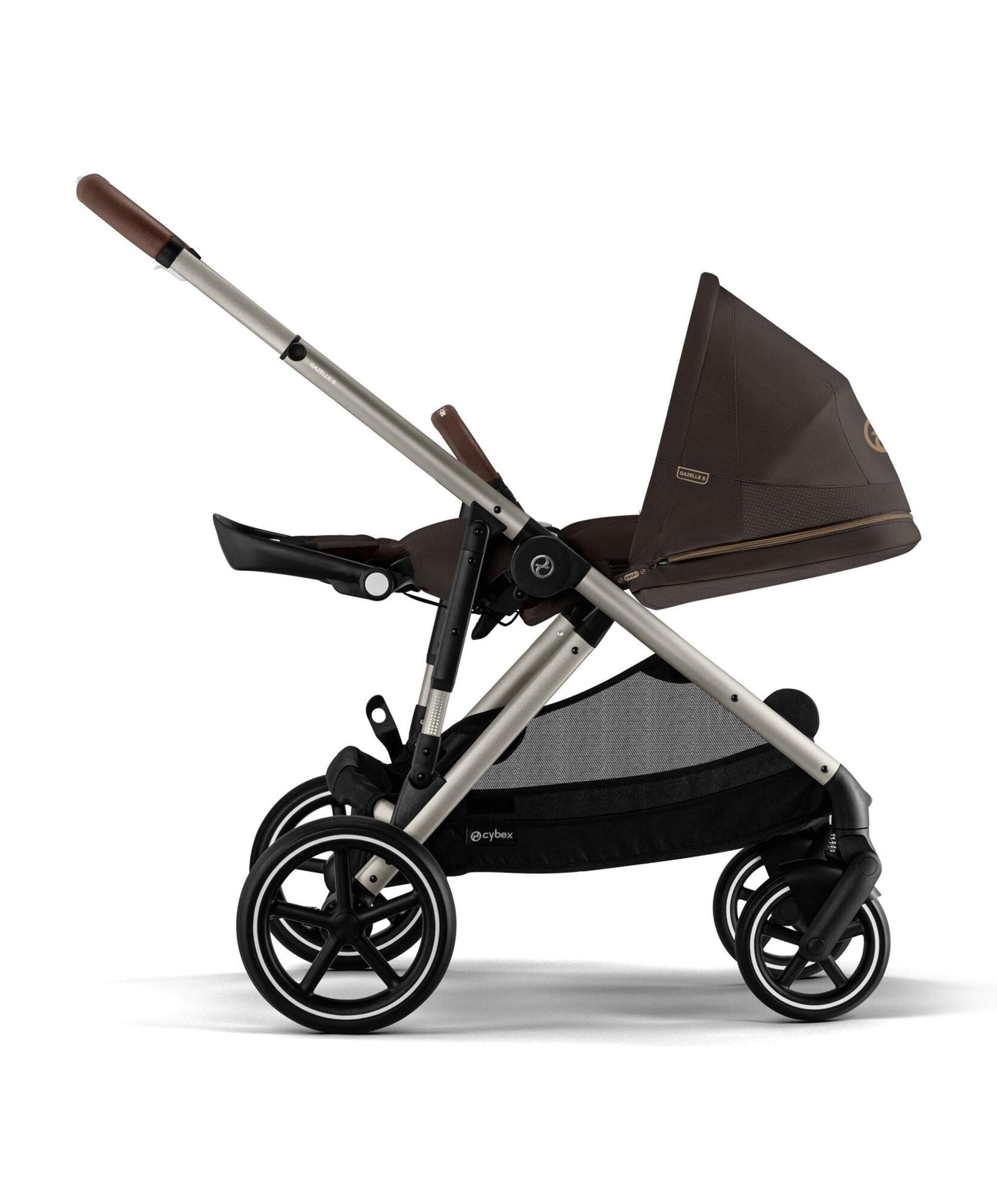Cybex Gazelle S Twin Pushchair Bundle (12 Pieces) - Chocolate Brown - Image 5