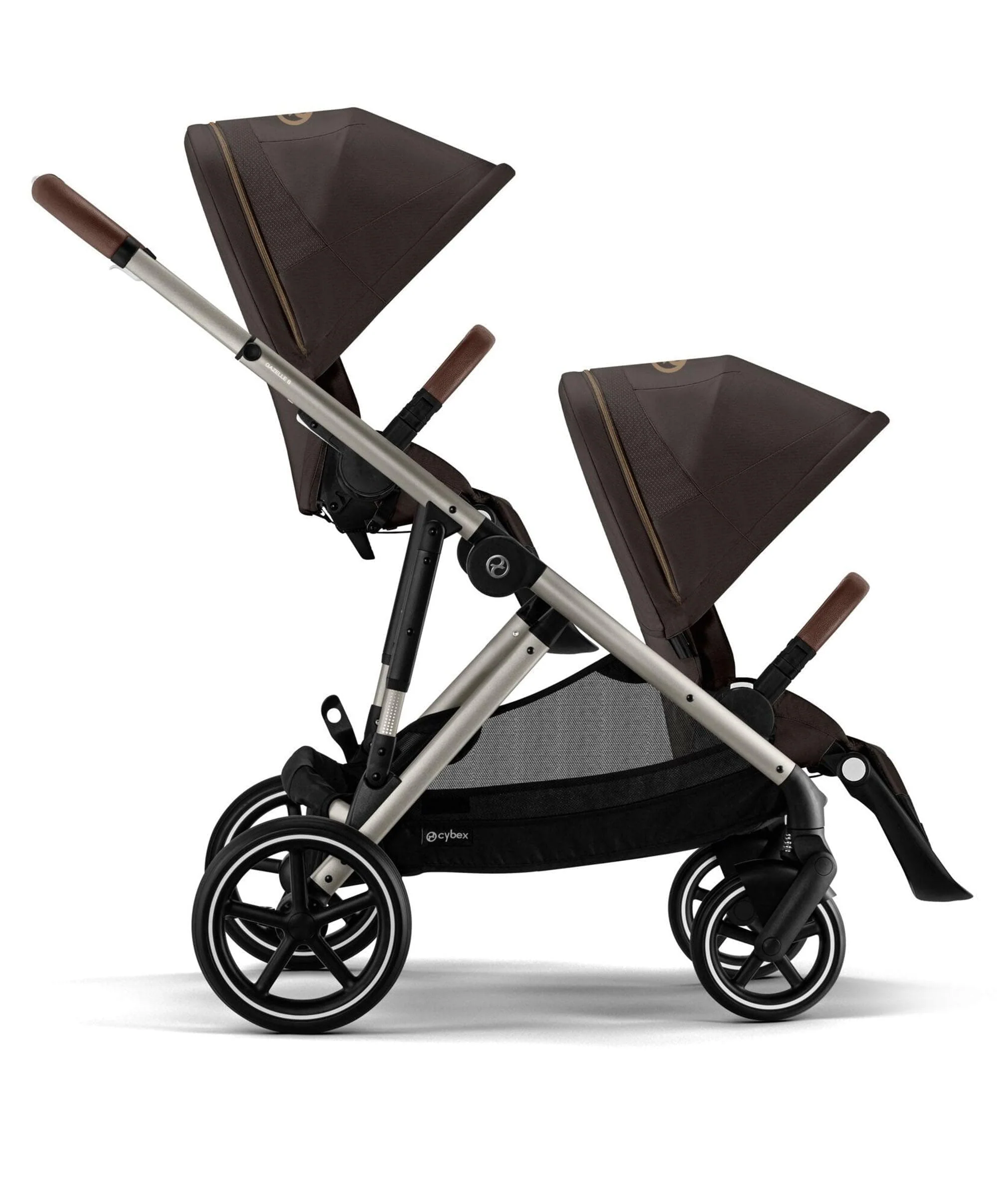 Cybex Gazelle S Twin Pushchair Bundle (12 Pieces) - Chocolate Brown - Image 7