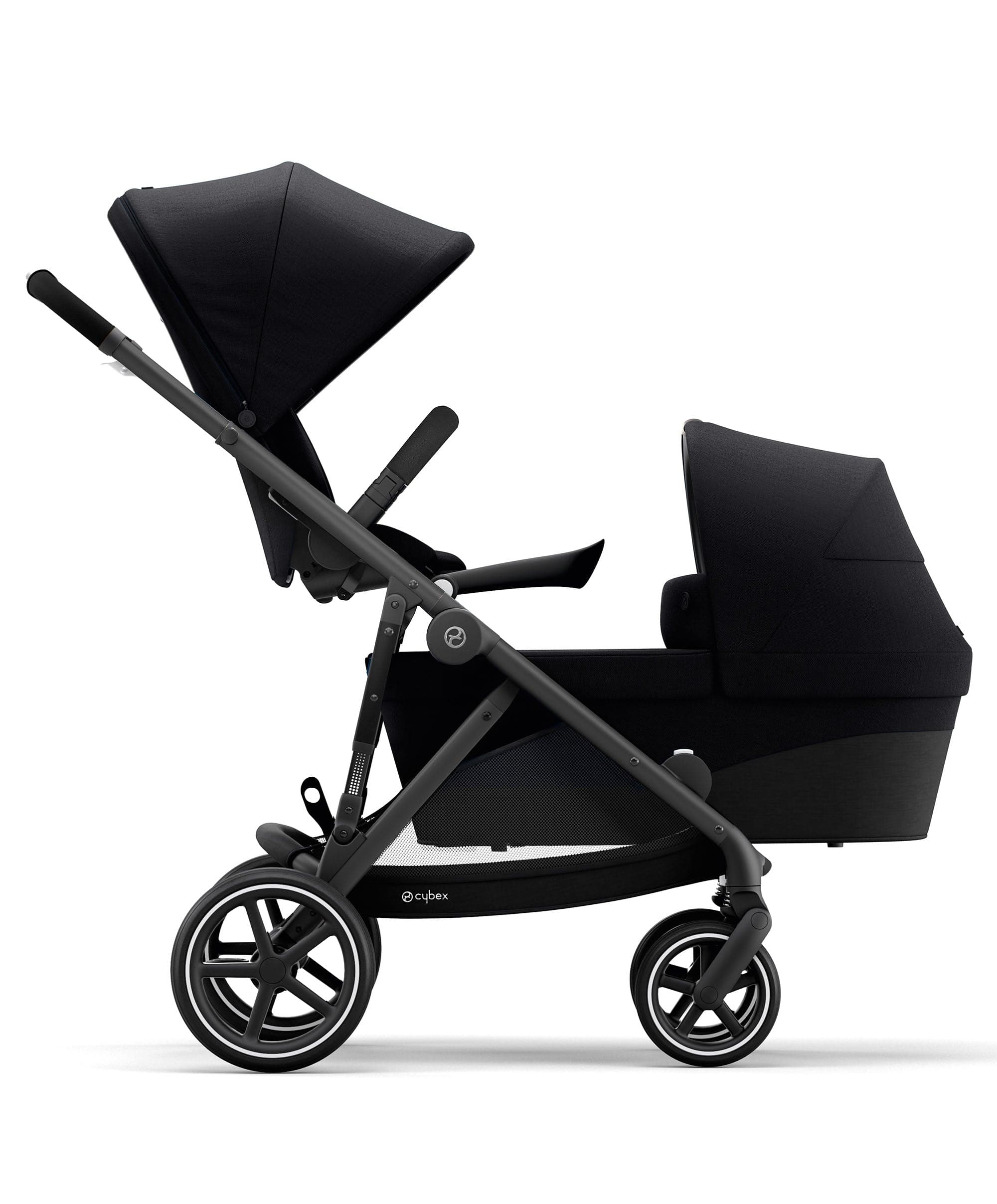 Cybex Gazelle S Twin Pushchair Bundle (12 Pieces) - Moon Black - Image 11