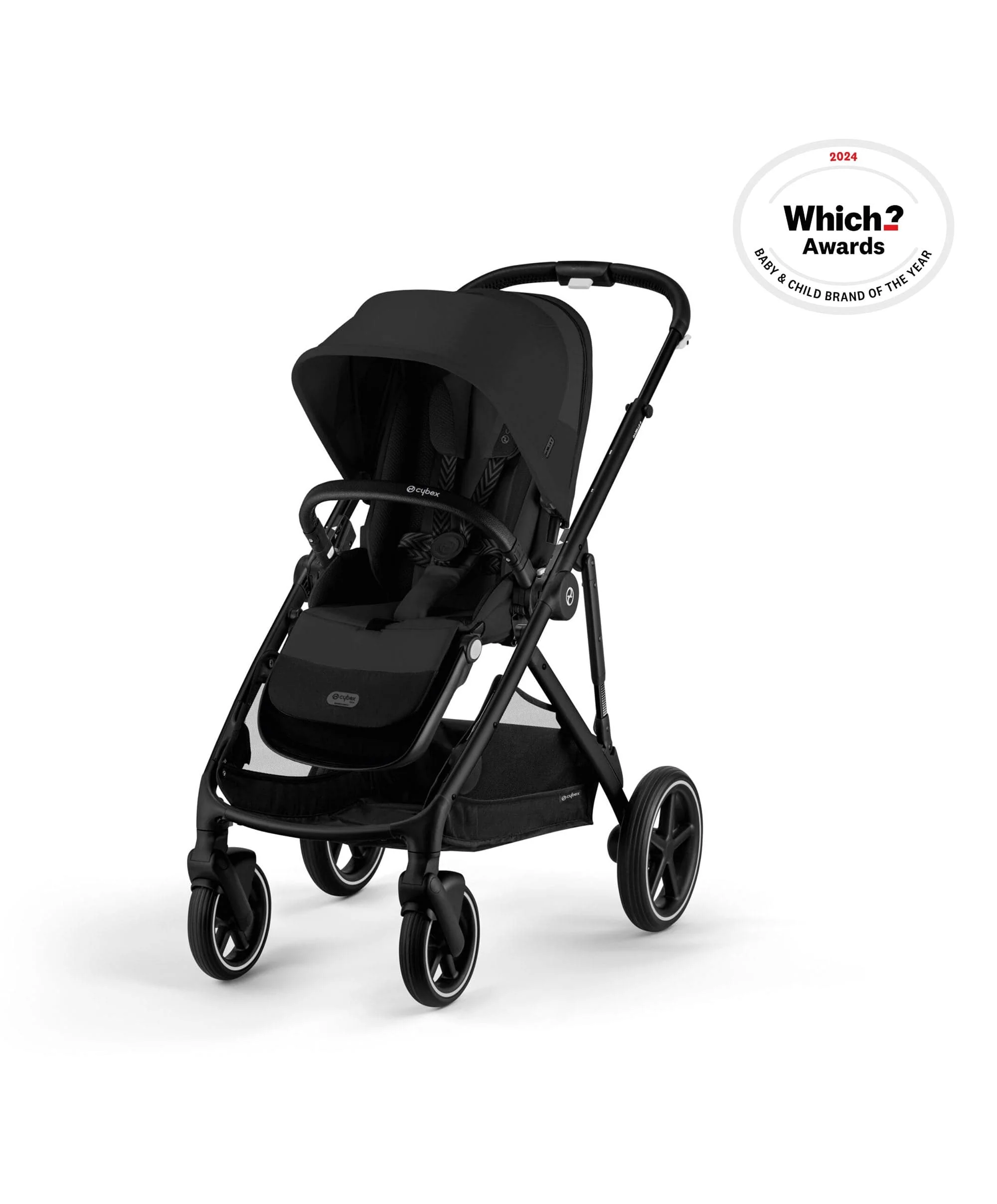 Cybex Gazelle S Twin Pushchair Bundle (12 Pieces) - Moon Black - Image 3