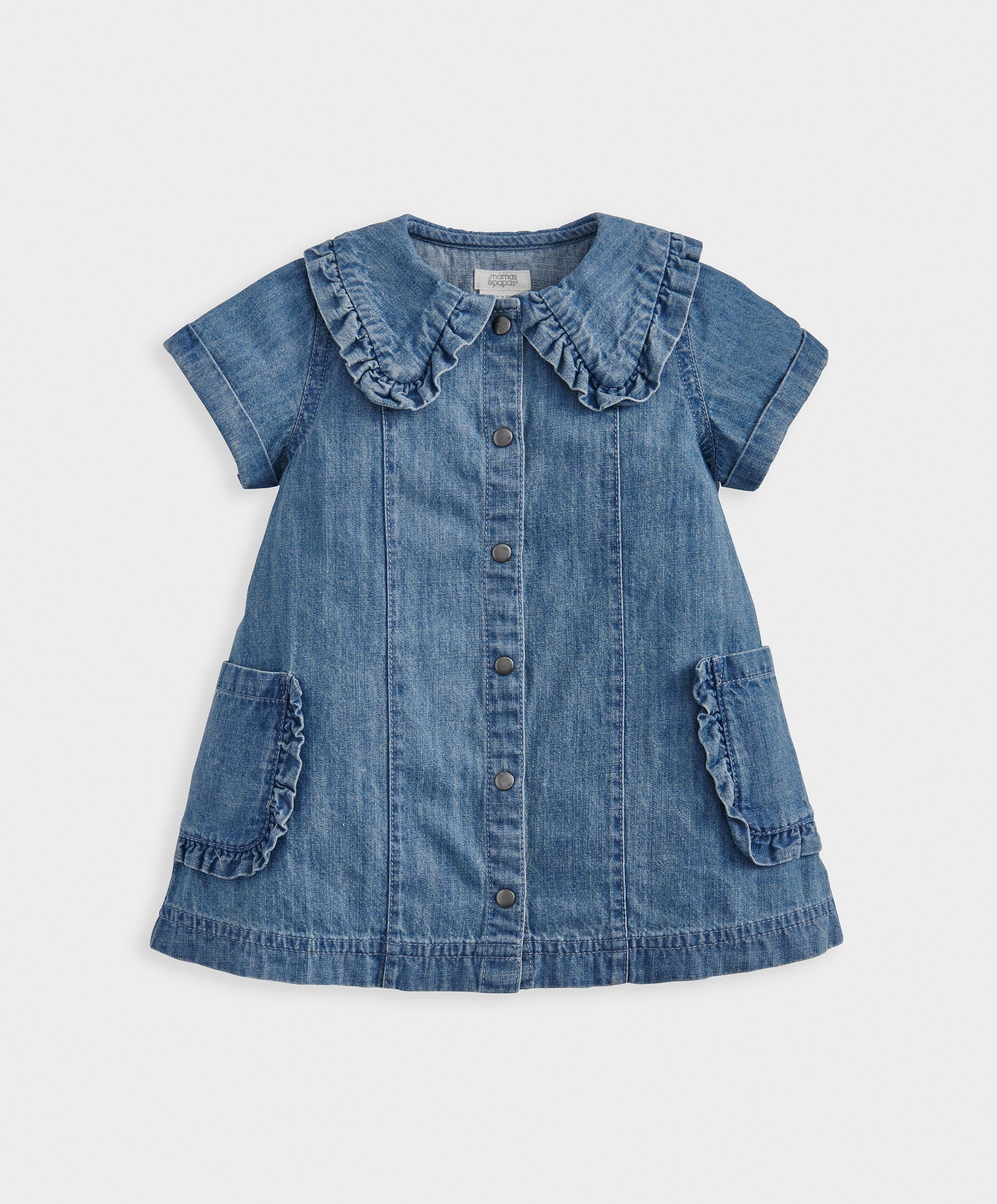 Denim Shirt Dress - Image 2