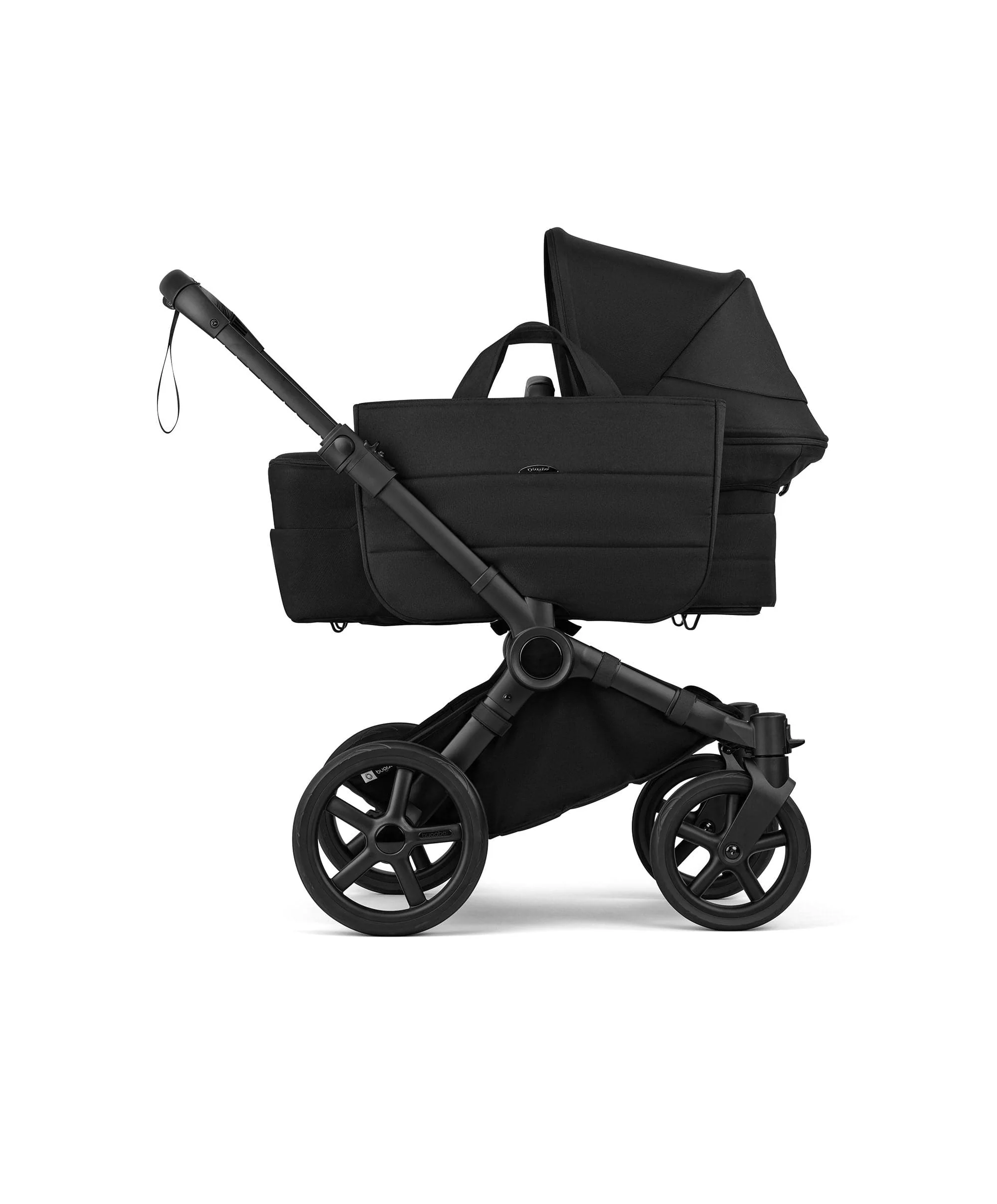 Bugaboo Donkey 6 Double Ultimate Pushchair Bundle With Cybex Cloud T+ i-Size Rotating Baby Car Seat & Base (8 Pieces) - Heritage Black - Image 4