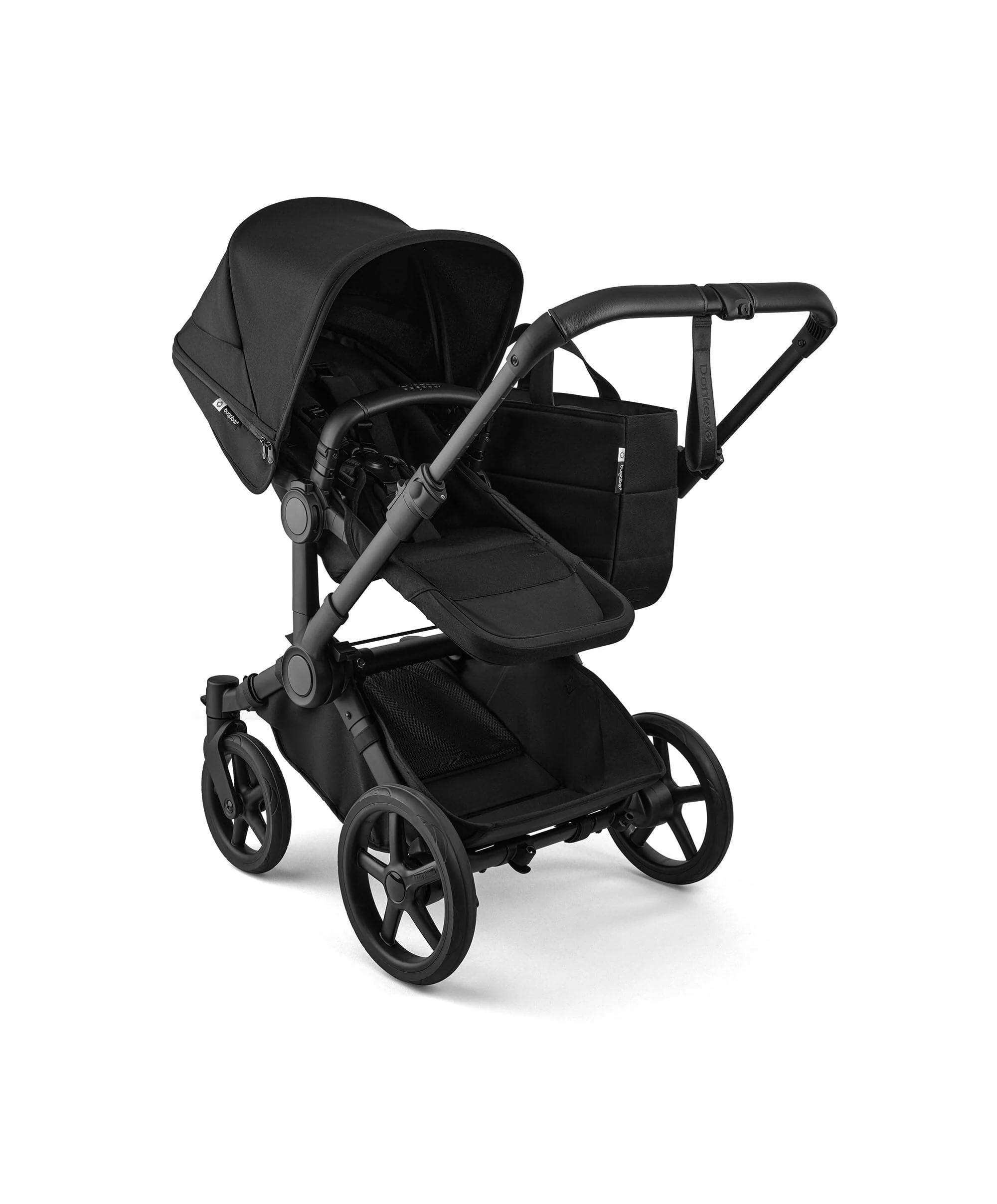 Bugaboo Donkey 6 Single Ultimate Pushchair Bundle With Cybex Cloud T i-Size Rotating Baby Car Seat (7 Pieces) - Heritage Black - Image 3