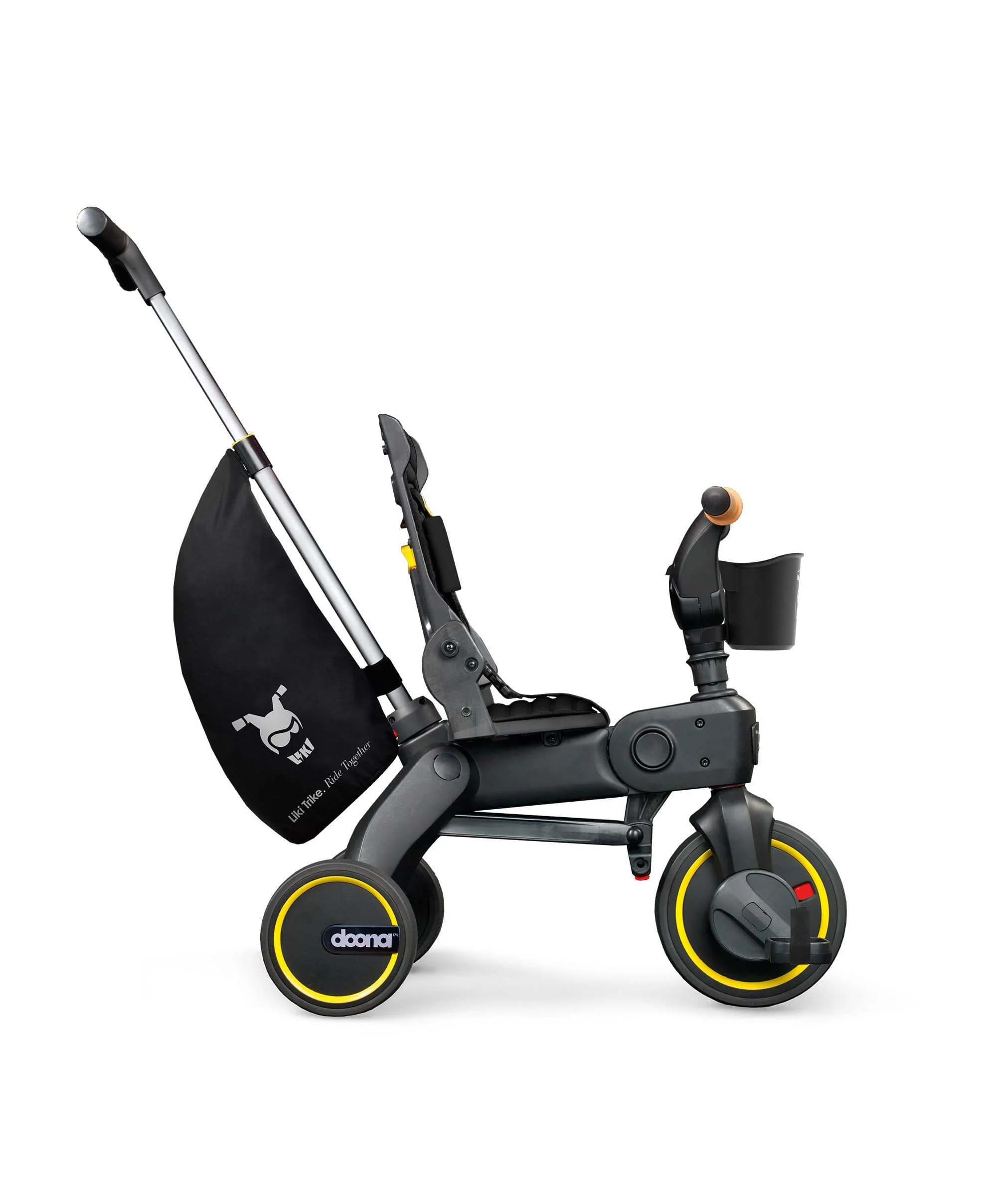 Doona™ Liki Push Along Trike S5 - Nitro Black Deluxe - Image 12