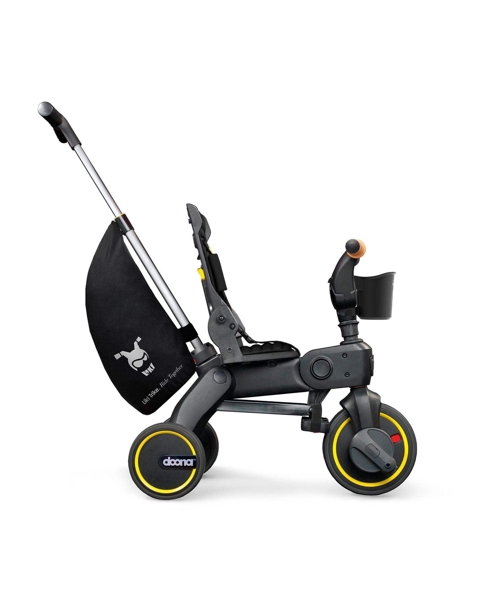 Doona™ Liki Push Along Trike S5 - Nitro Black Deluxe - Image 3
