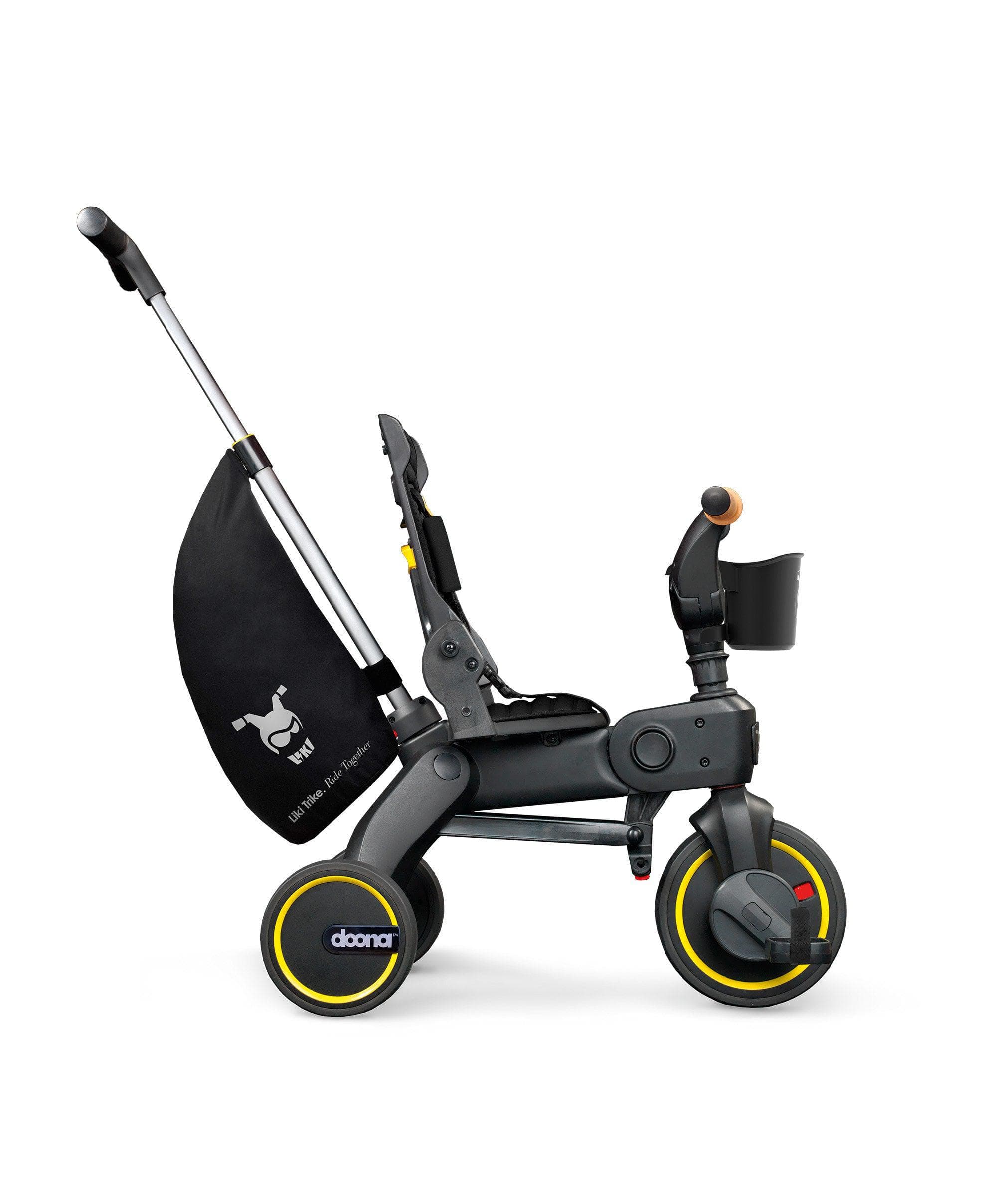 Doona™ Liki Push Along Trike S5 - Nitro Black Deluxe - Image 6