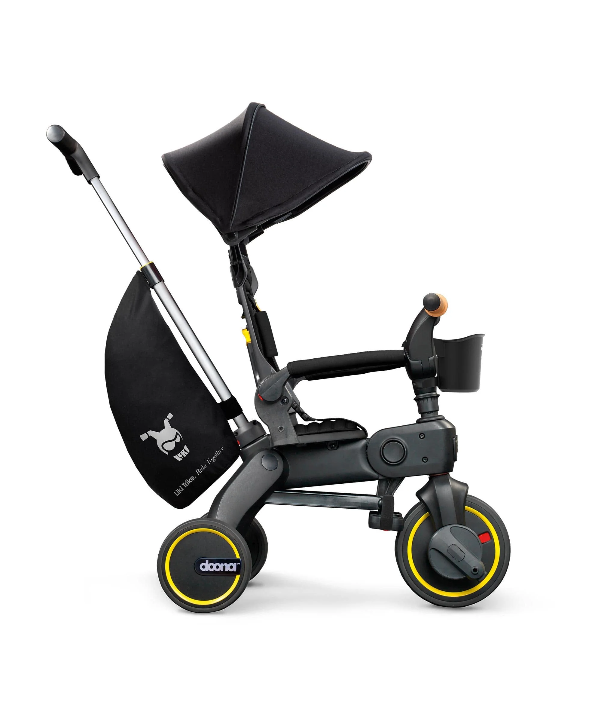 Doona™ Liki Push Along Trike S5 - Nitro Black Deluxe - Image 8