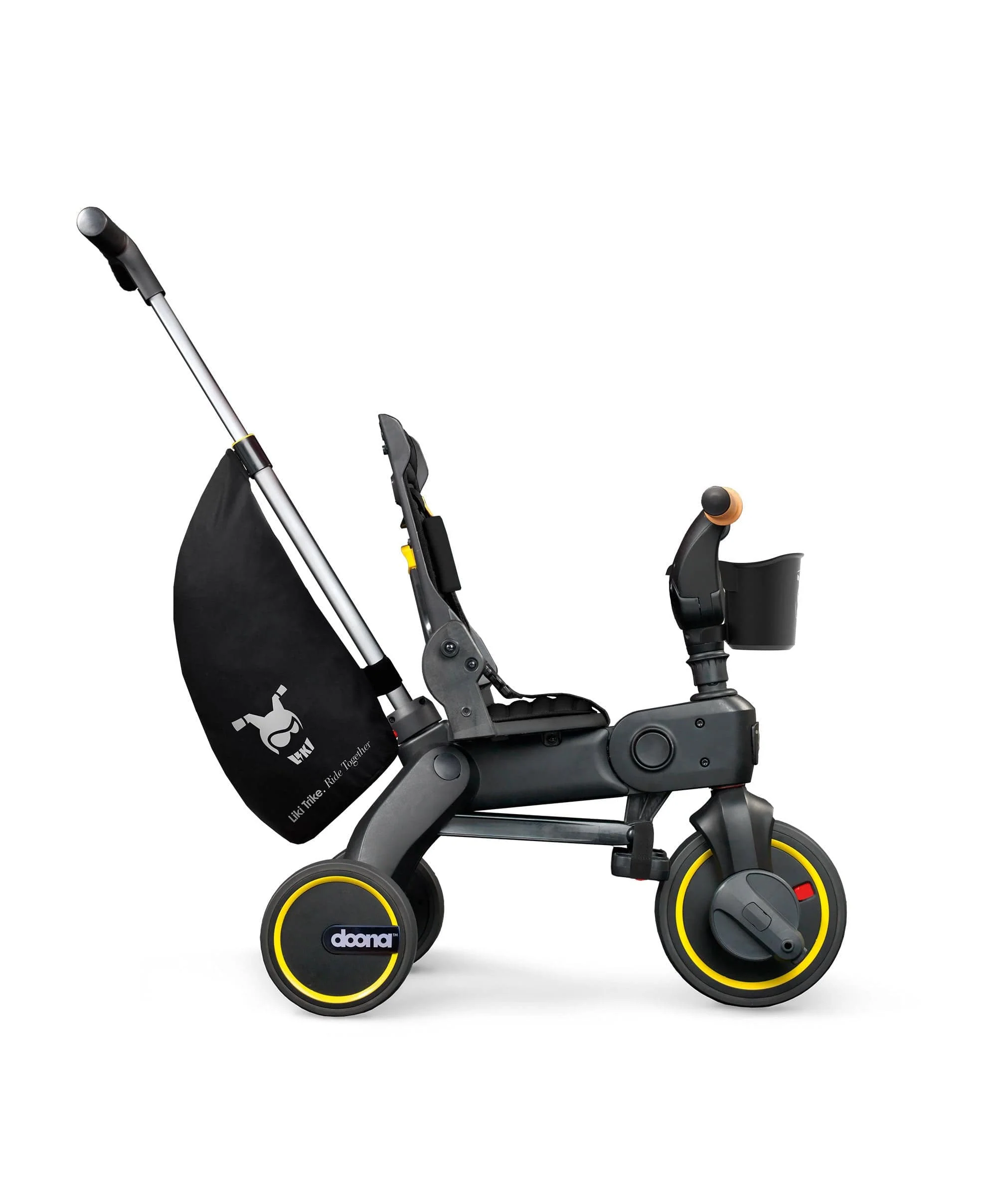 Doona™ Liki Push Along Trike S5 - Nitro Black Deluxe - Image 9