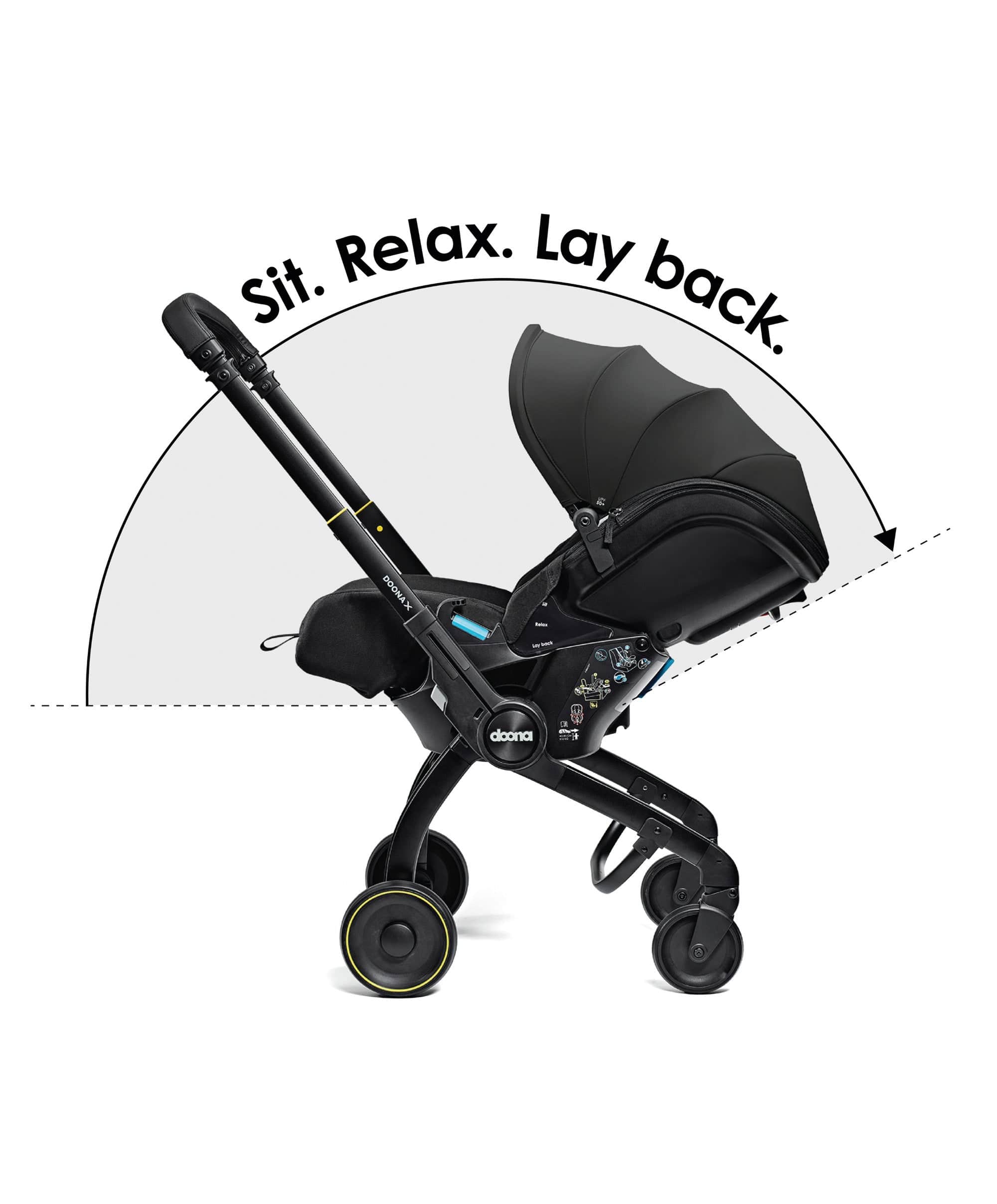 Doona X Car Seat & Stroller - Nitro Black - Image 2